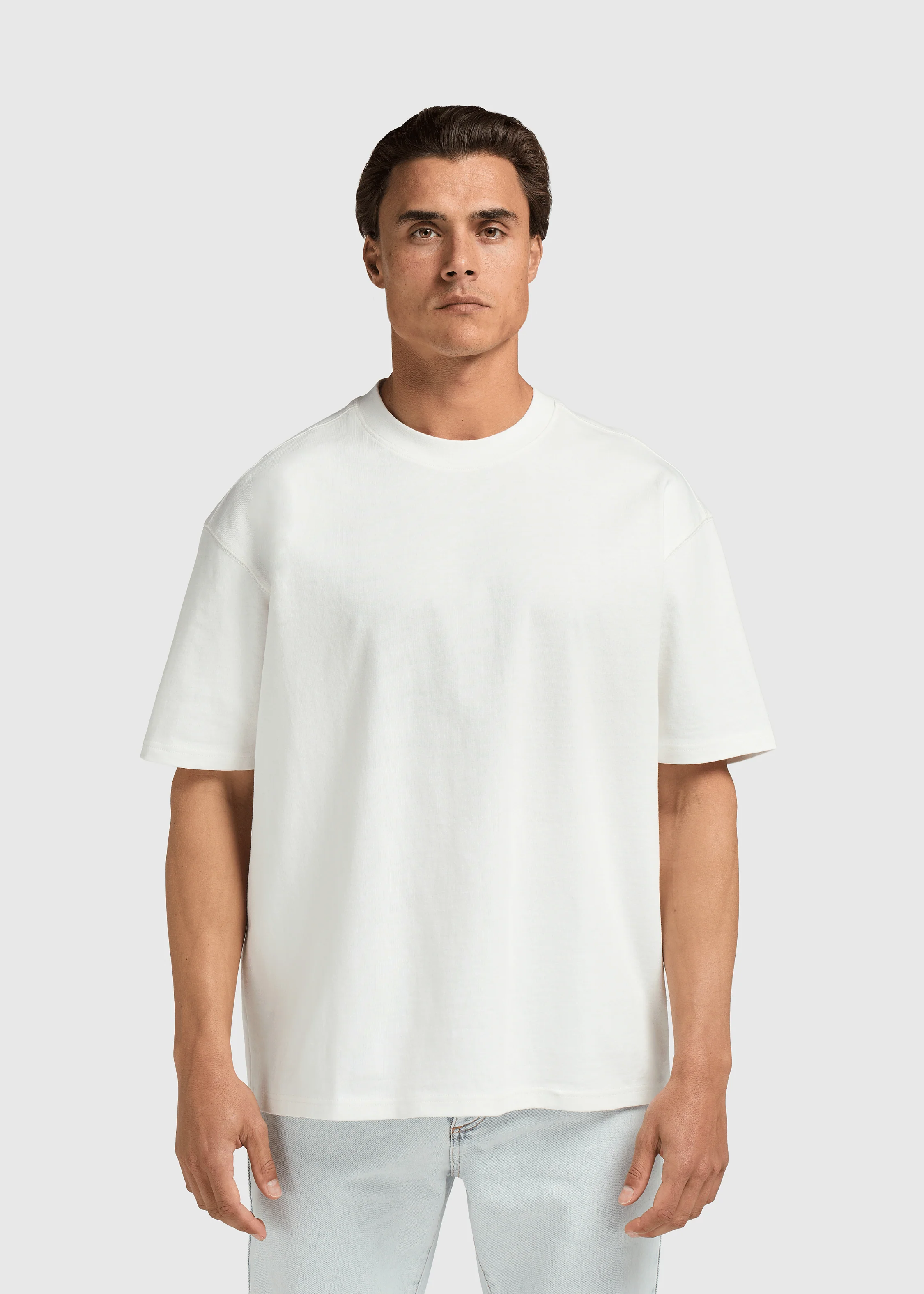 Oversized Basic Tee - White