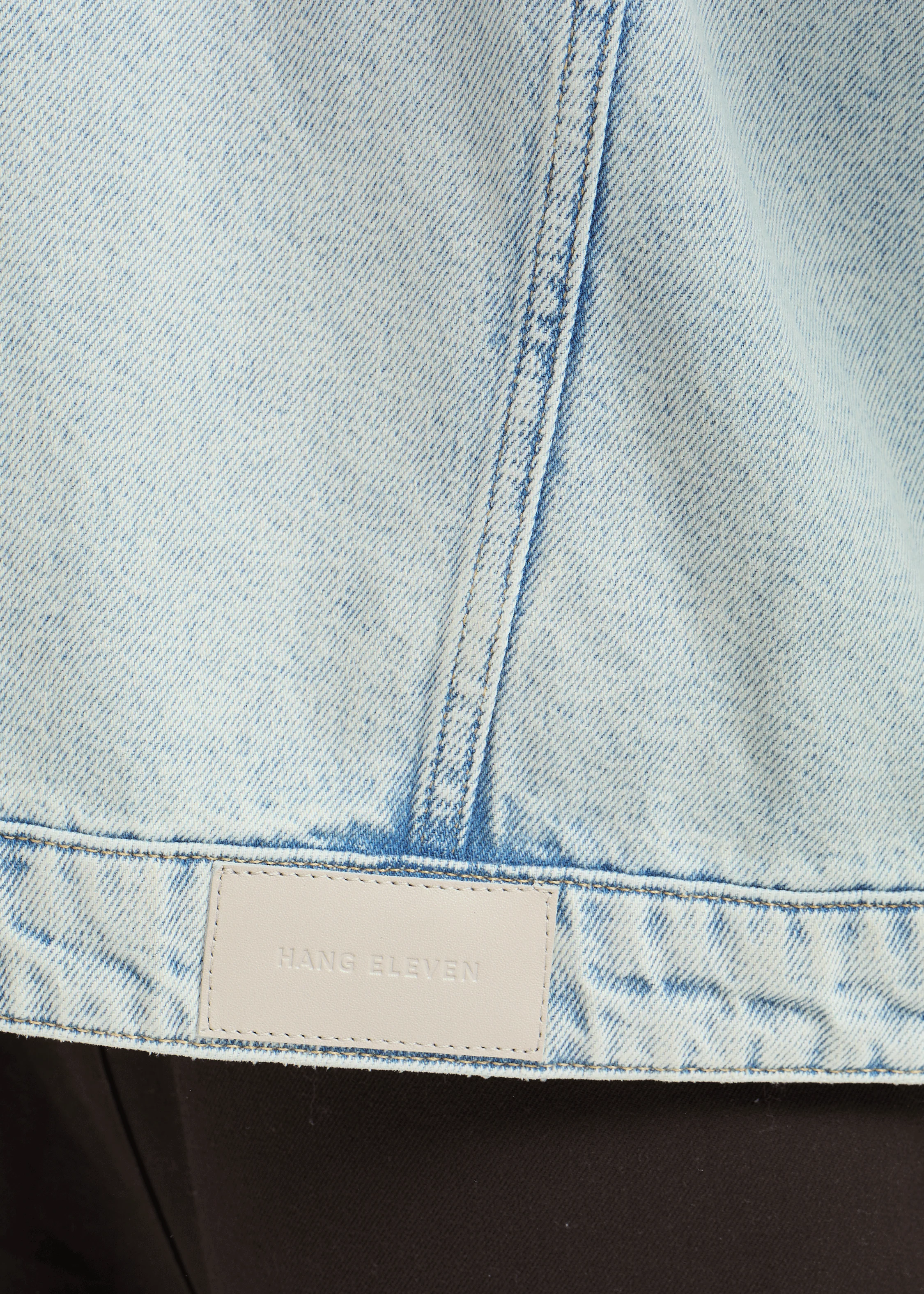 Ozzy Denim Jacket - Washed Blue - Image 3