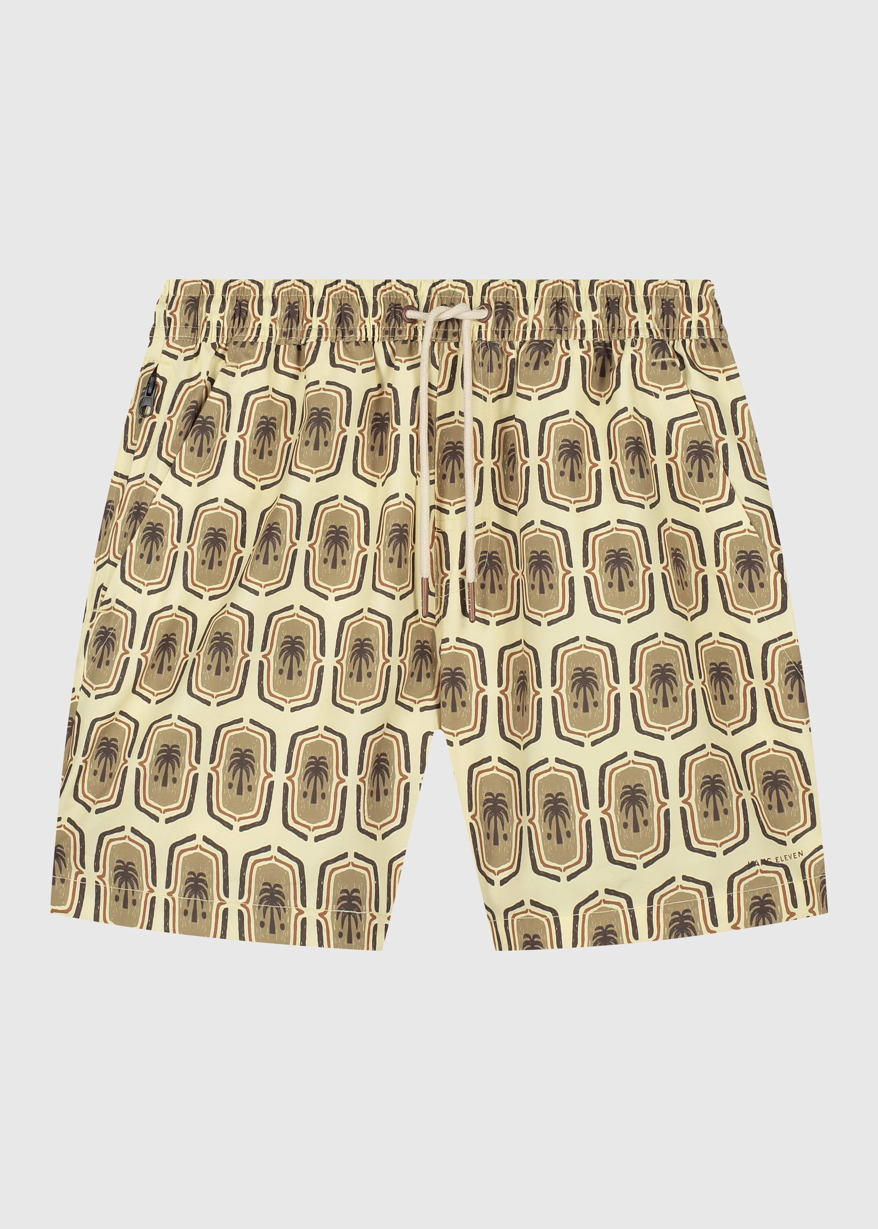 Palm Badge Swim Short - Sand - Image 4