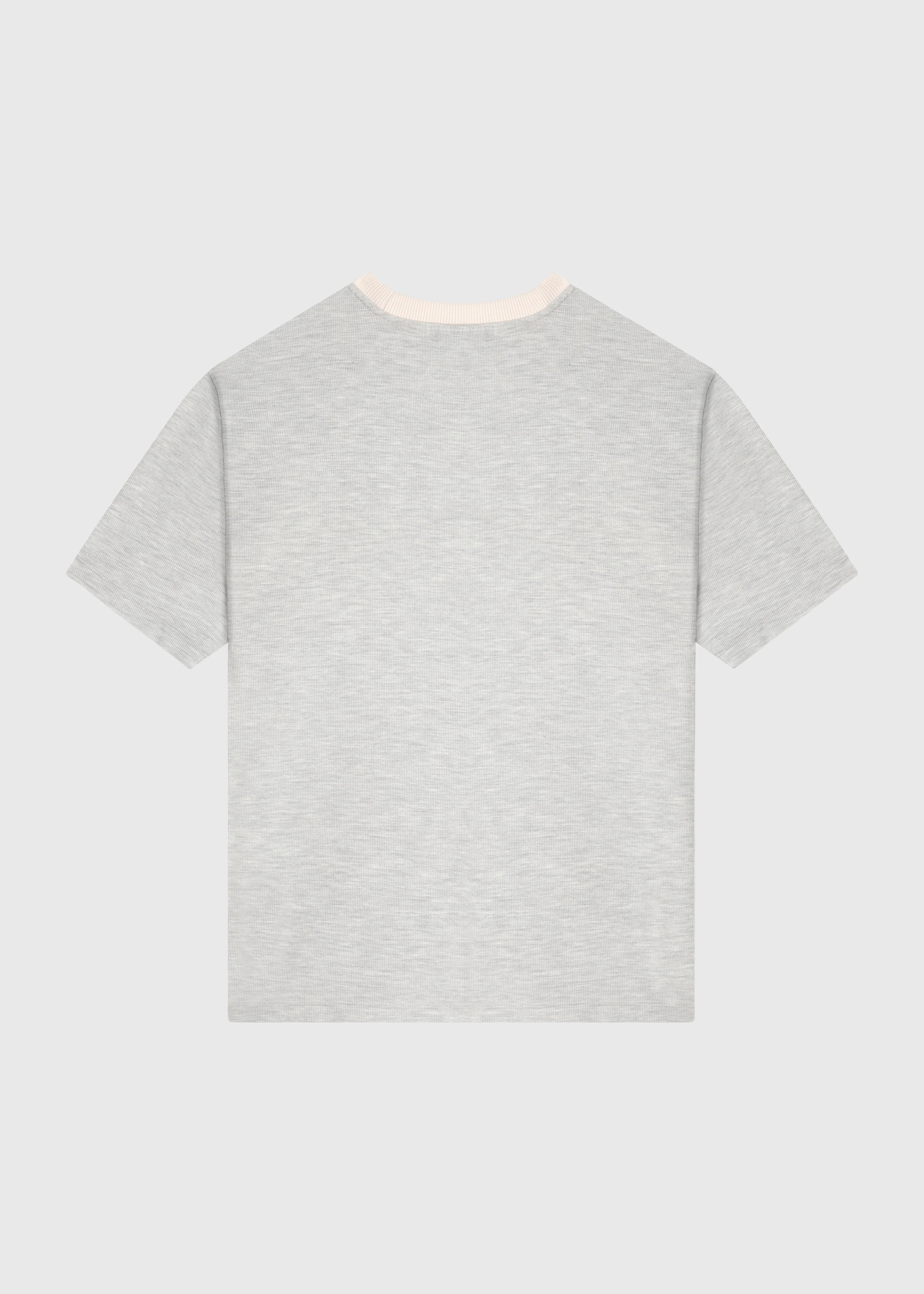 Pique Tee - Light Grey - Image 4