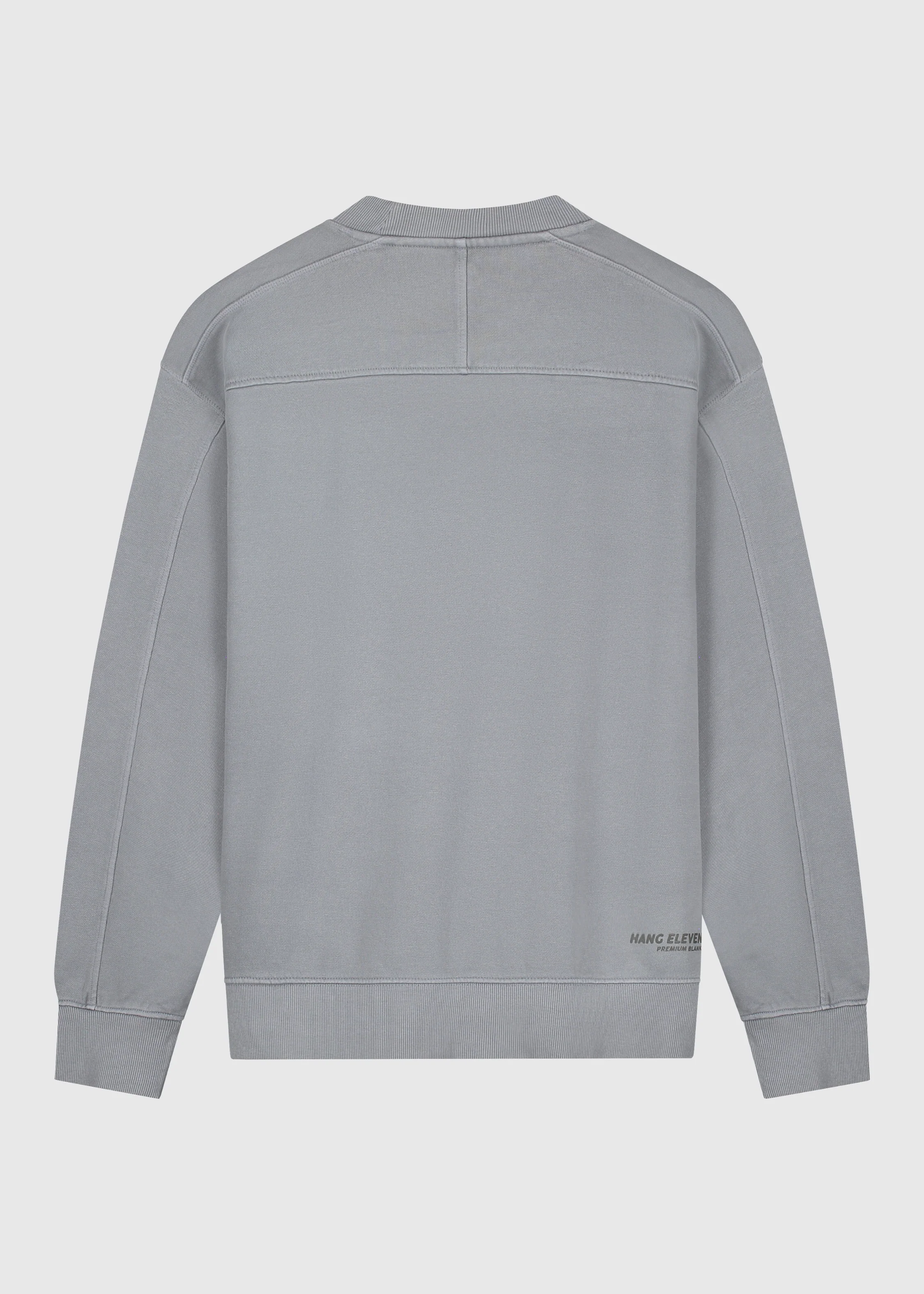 Premium Blanks Crewneck - Washed Grey - Image 4