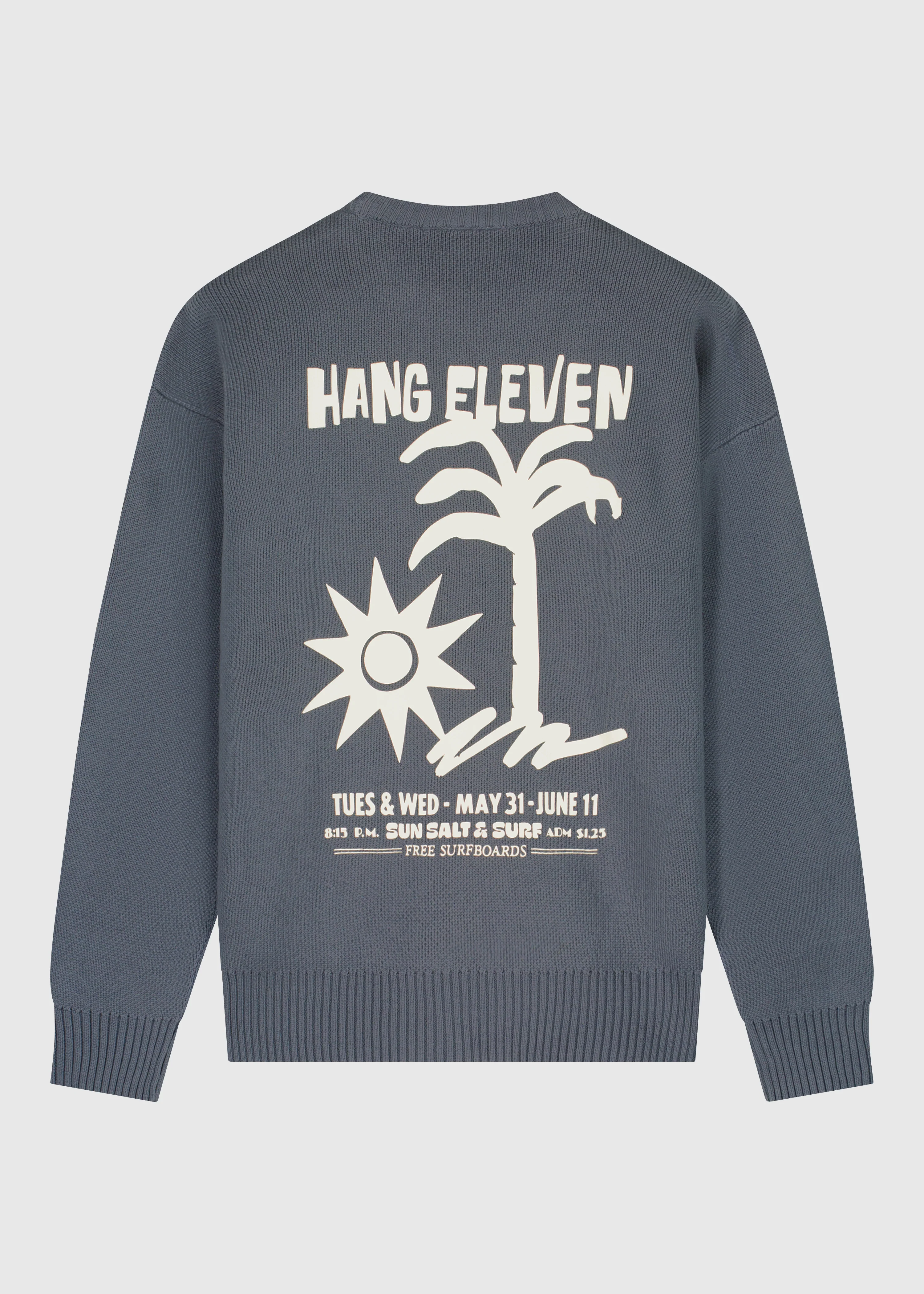 Paradise Knit Crewneck - Ombre Blue - Image 3