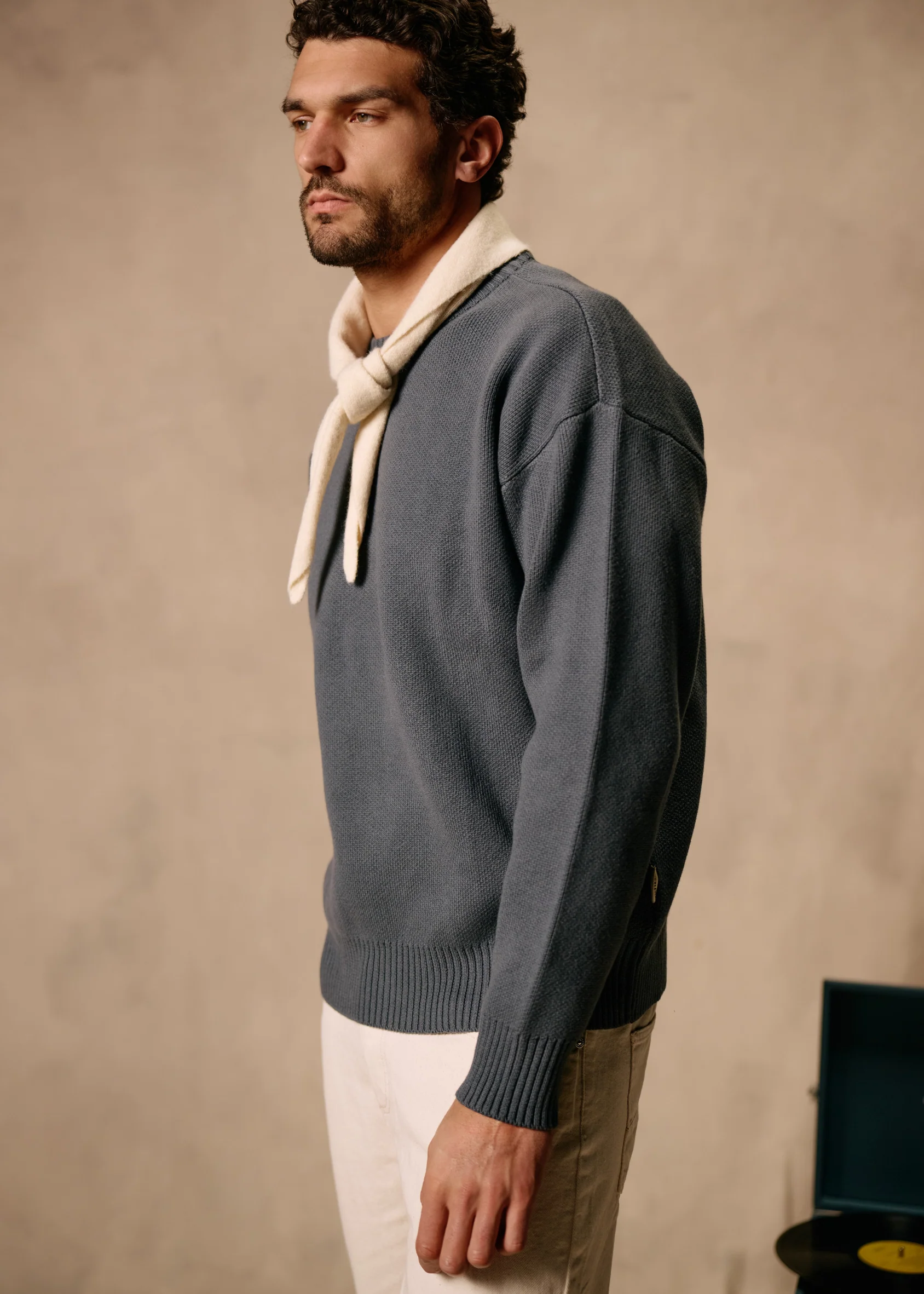 Paradise Knit Crewneck - Ombre Blue - Image 5