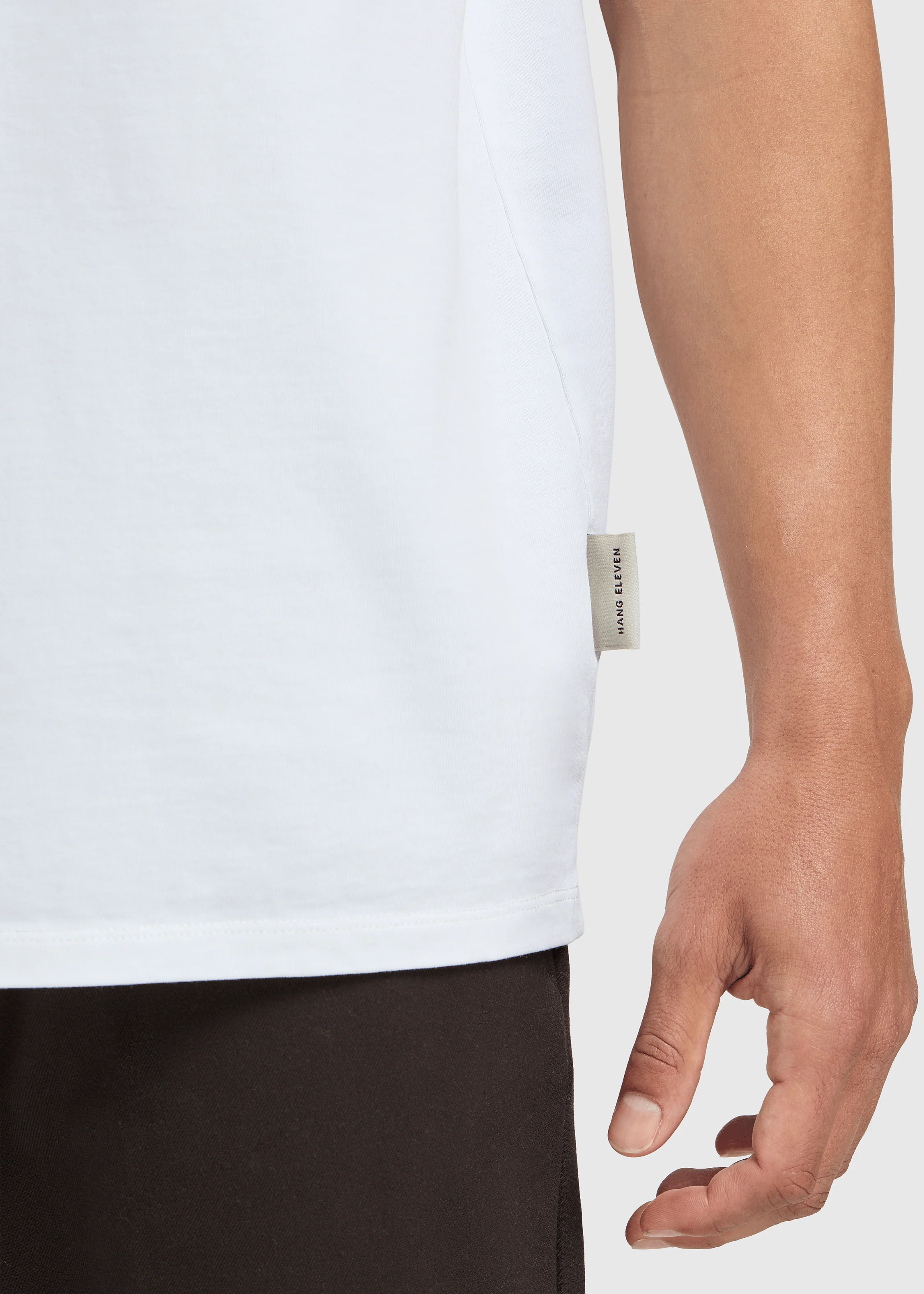 Regular Basic Tee - White - Image 4