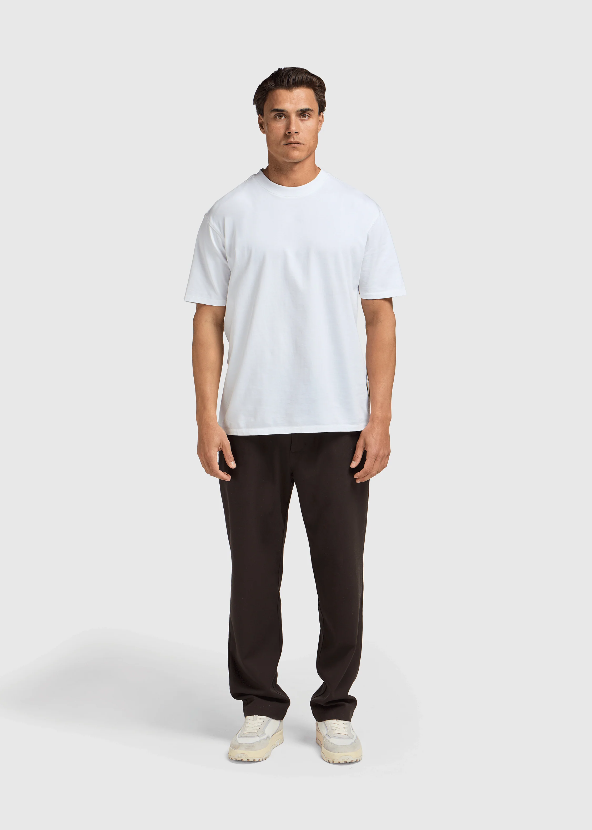 Regular Basic Tee - White - Image 5