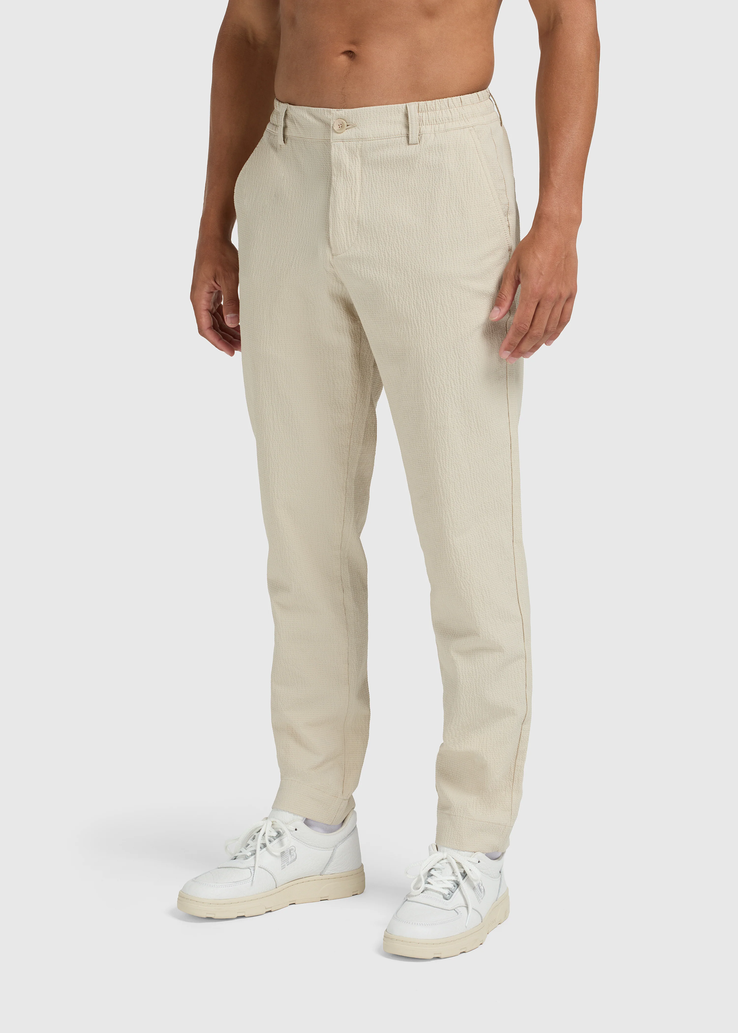 The Seersucker Trouser - Sand - Image 4