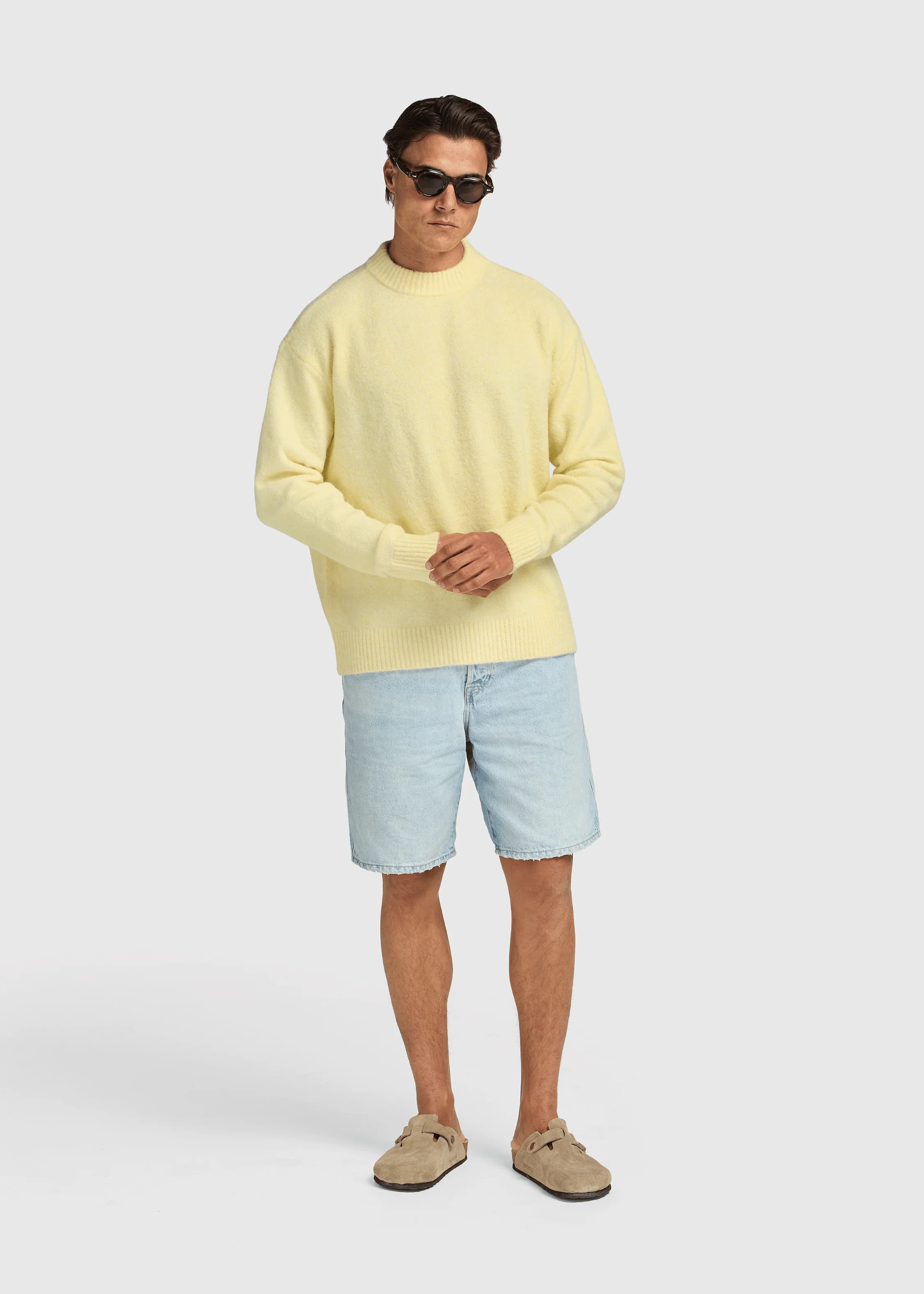 Soft Knit Crewneck - Butter Yellow - Image 3