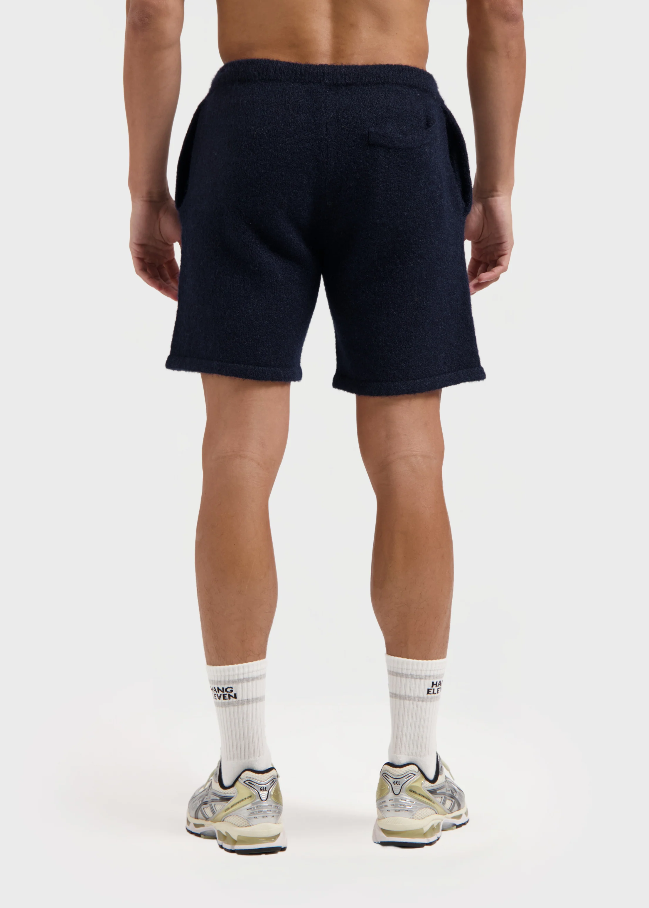 Soft Knitted Short - Navy Blue - Image 2