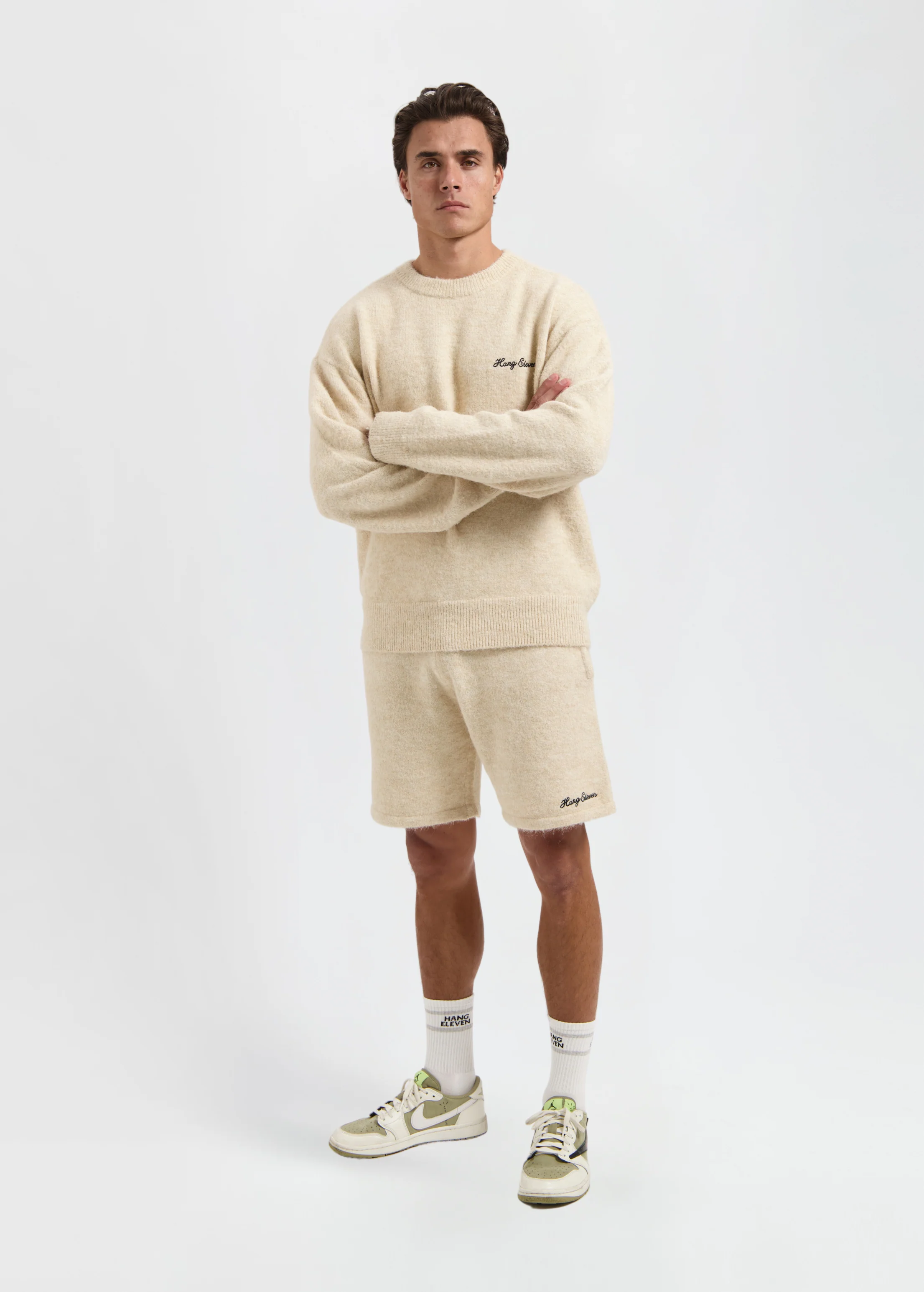 Soft Knitted Short - Sand - Image 5