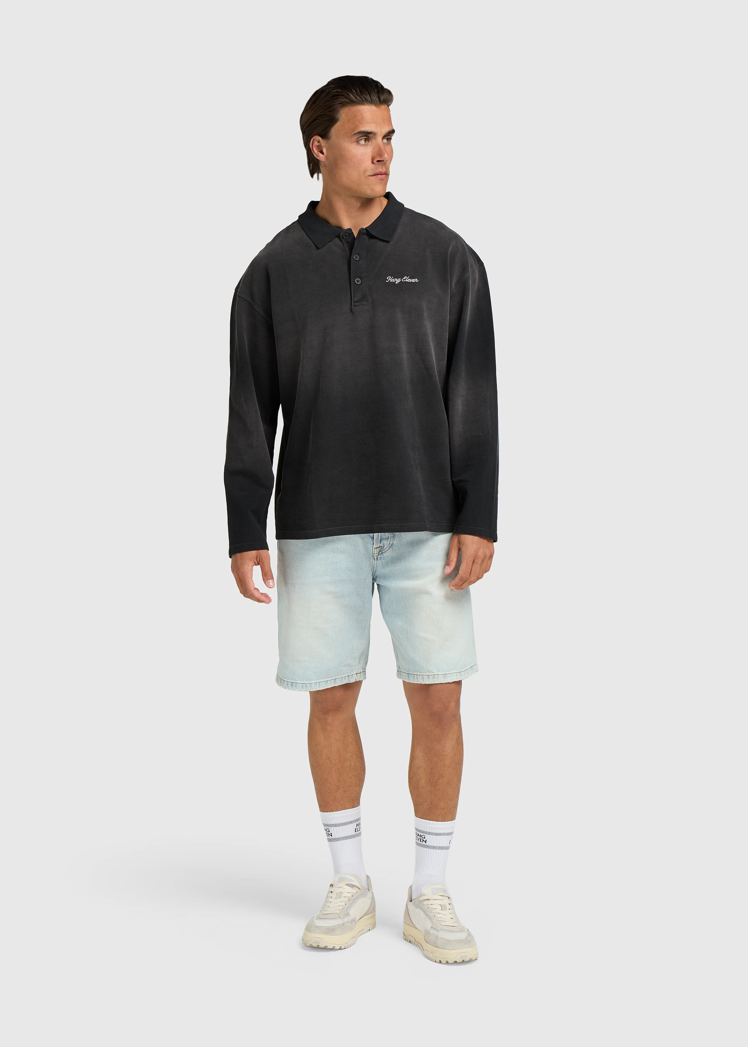Spray Polo - Washed Black - Image 4