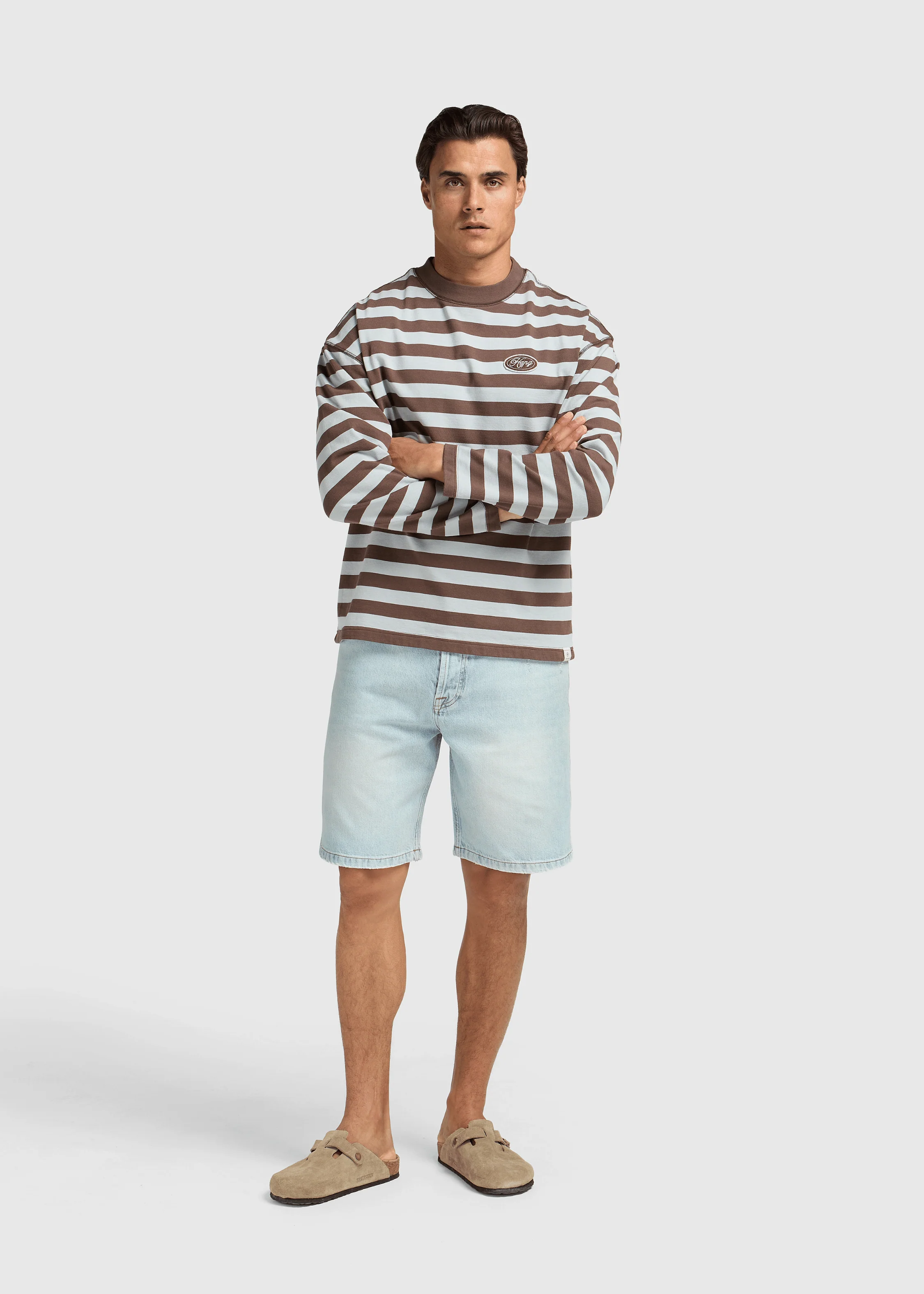Stripe Longsleeve - Chocolate - Image 6