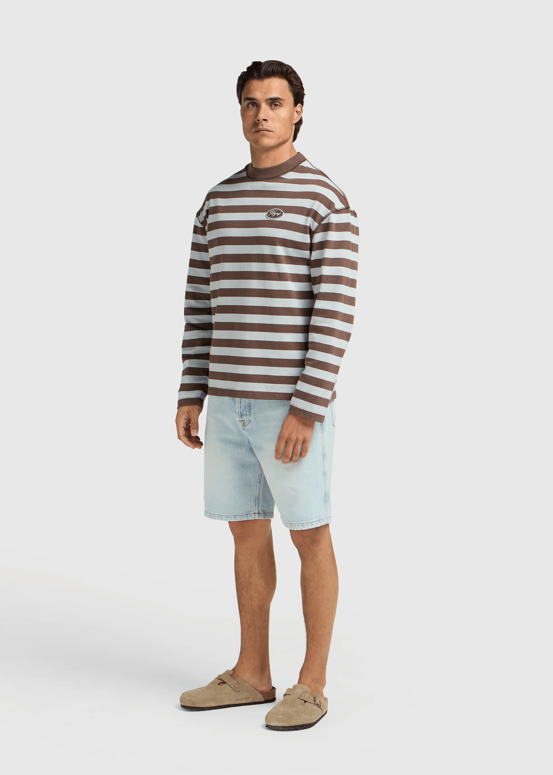 Stripe Longsleeve - Chocolate - Image 7