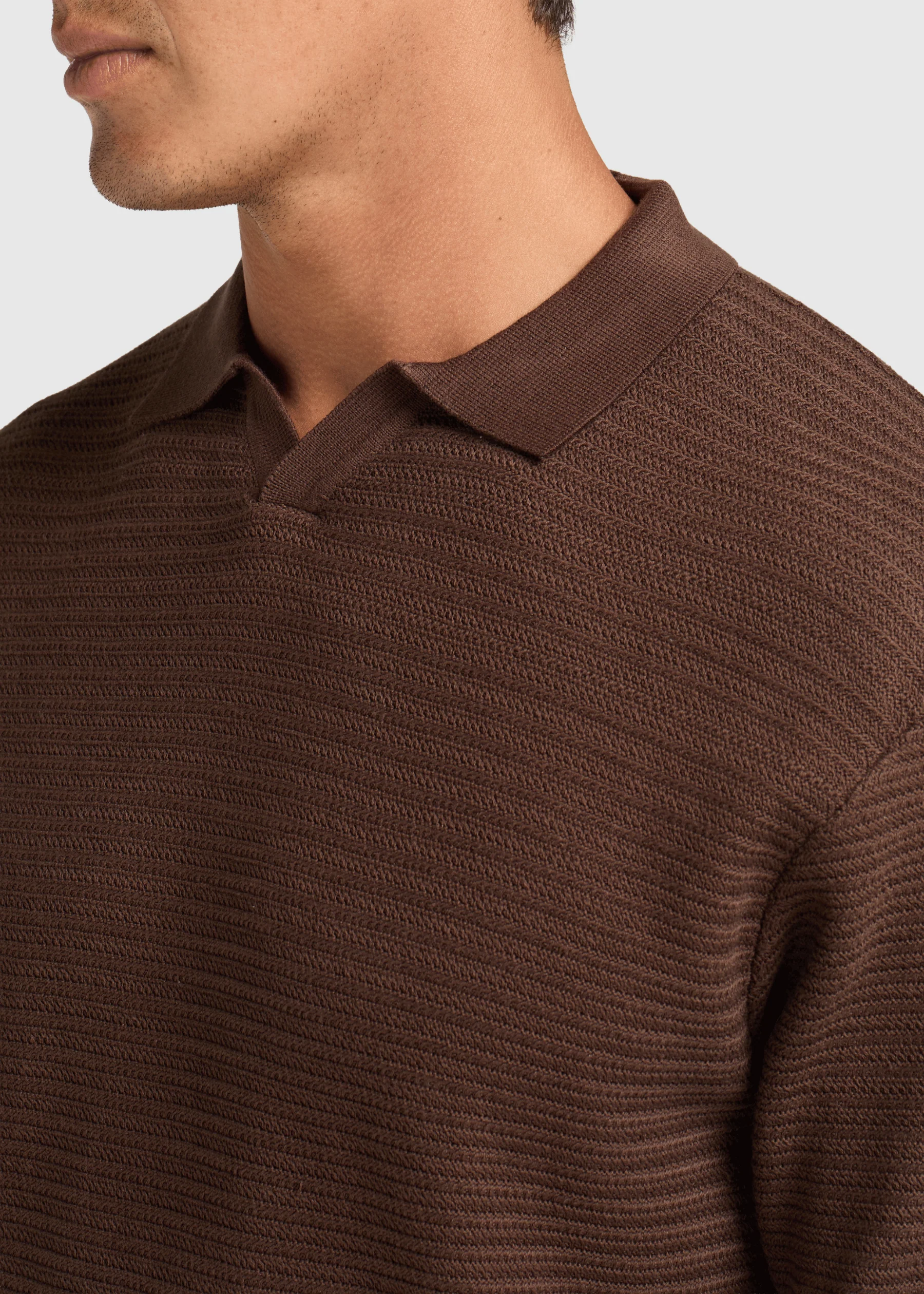 Structure Polo - Brown - Image 5