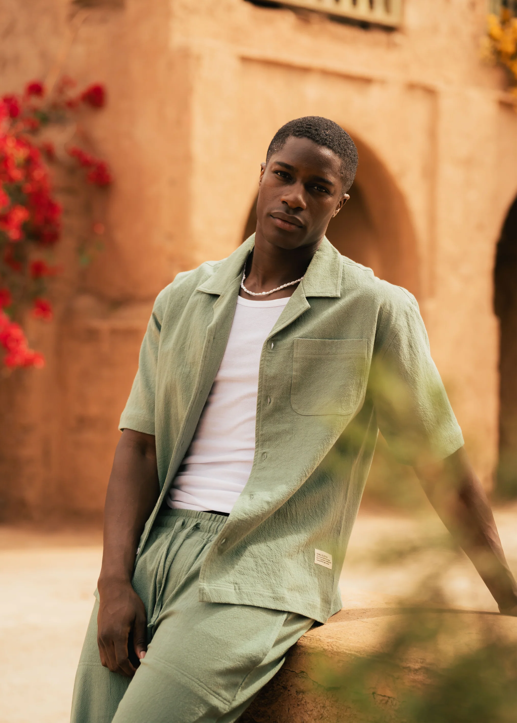 Structure Shirt - Sage Green - Image 2