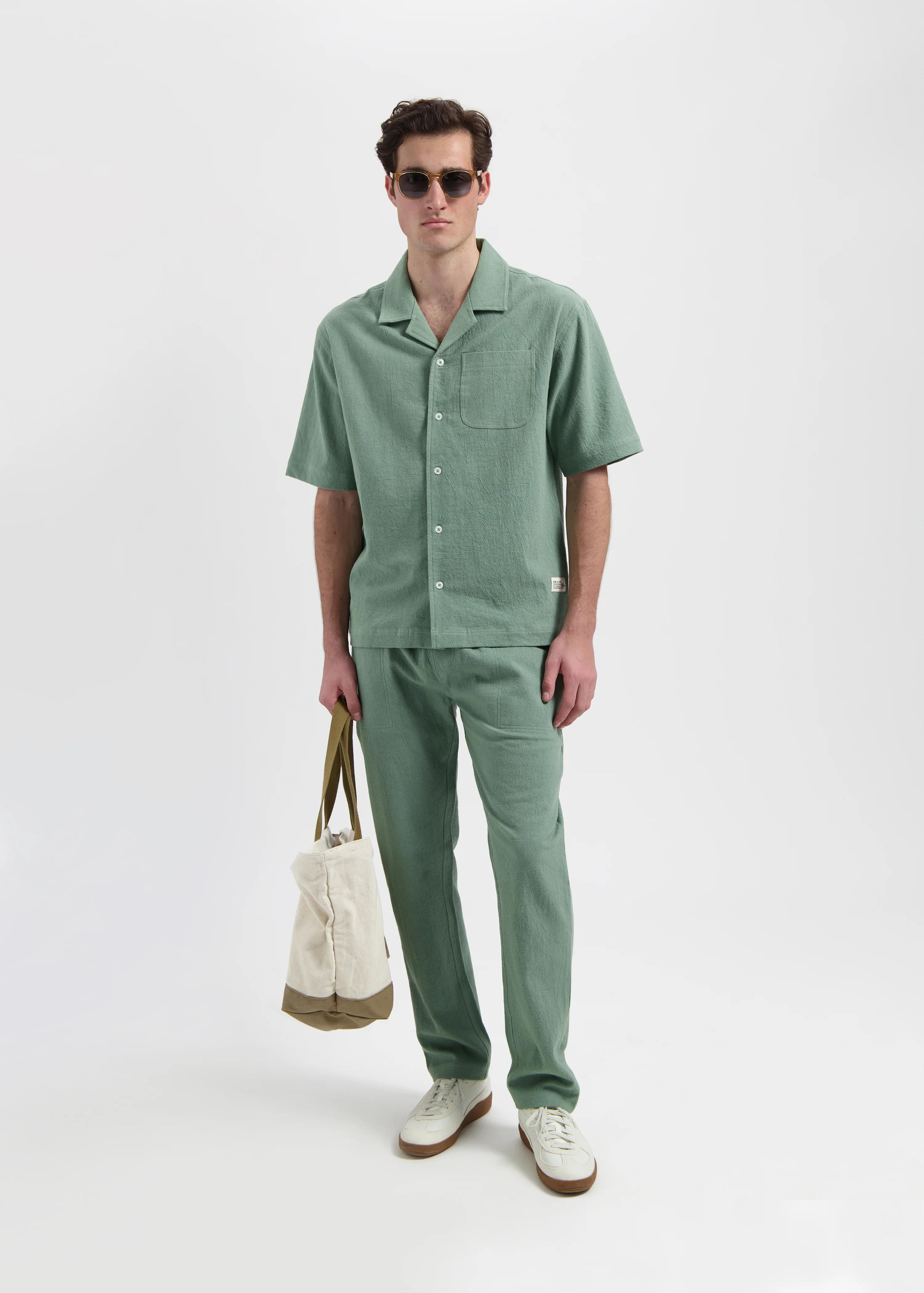 Structure Shirt - Sage Green - Image 3