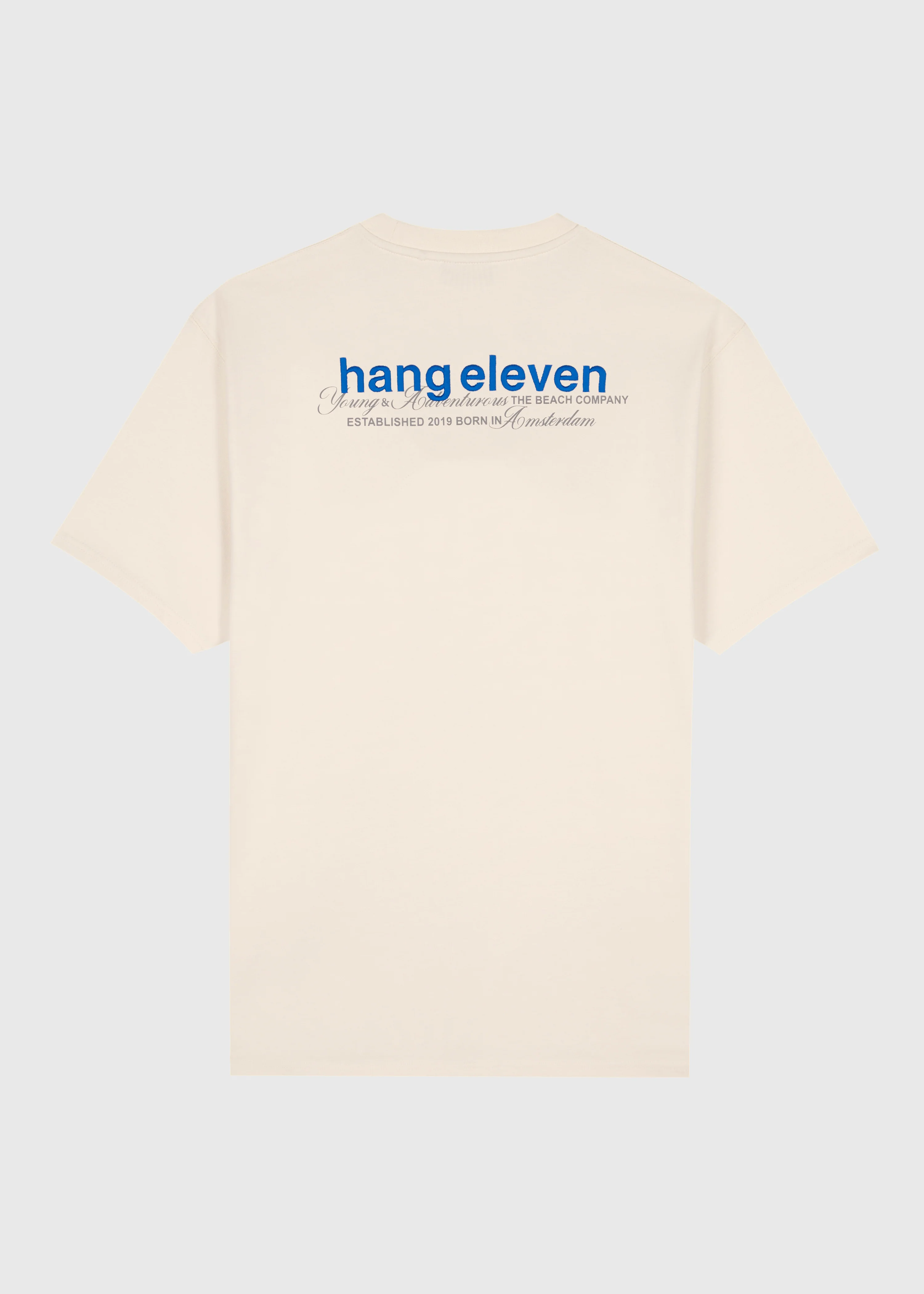 Brand Embro Tee - White Sand - Image 5