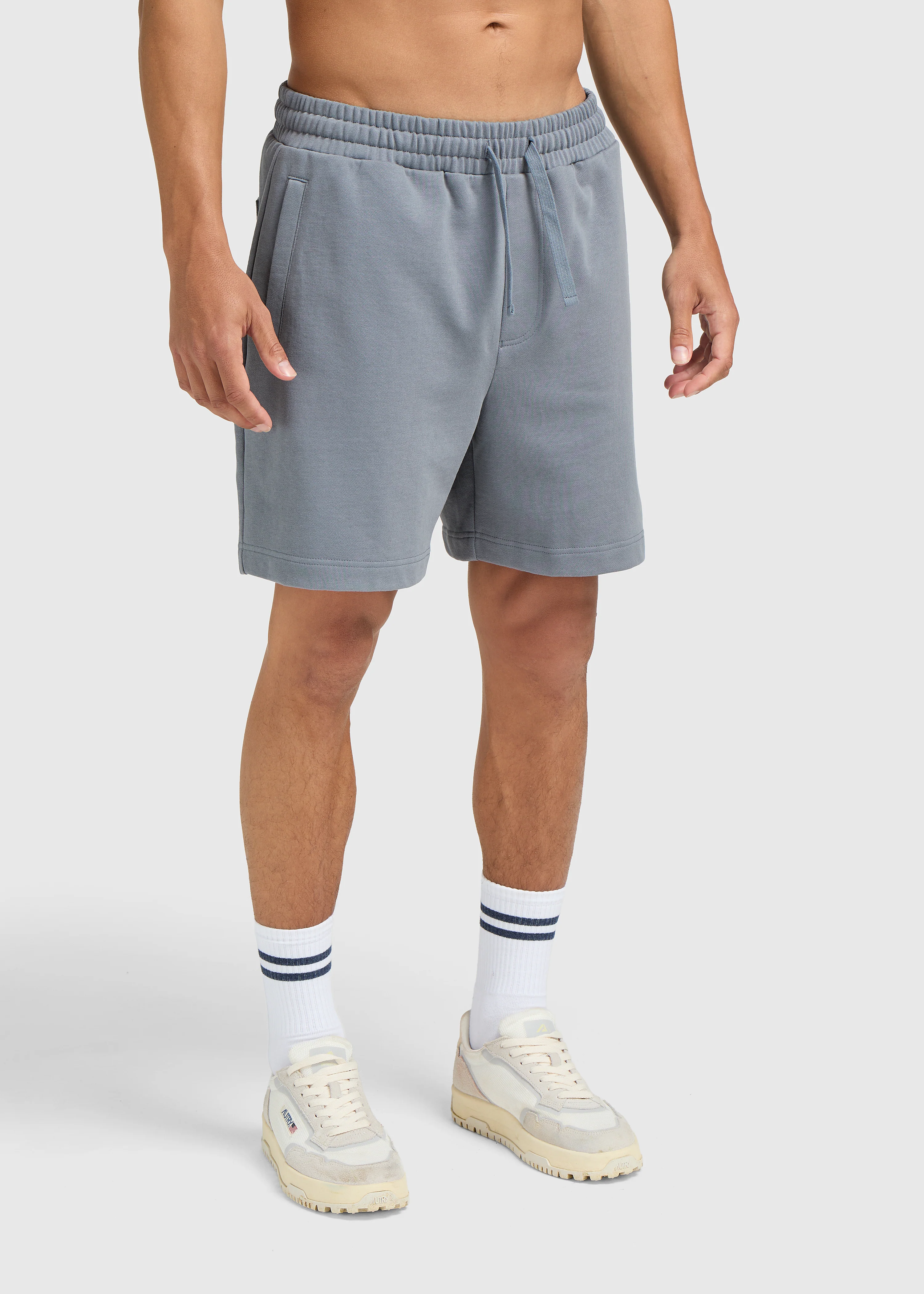 Essential Sweat Short - Stone Grey - Image 6