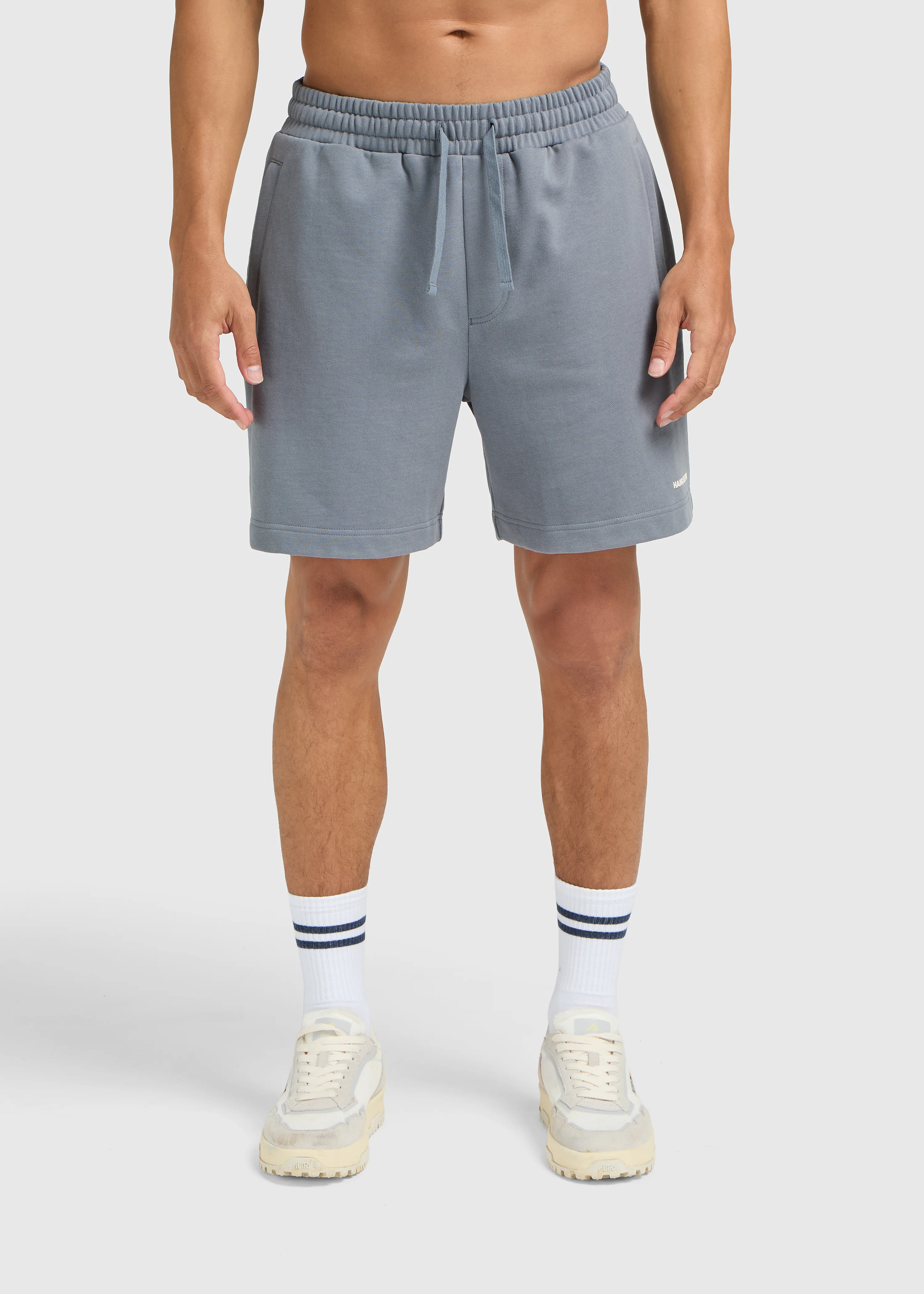 Essential Sweat Short - Stone Grey - Image 7