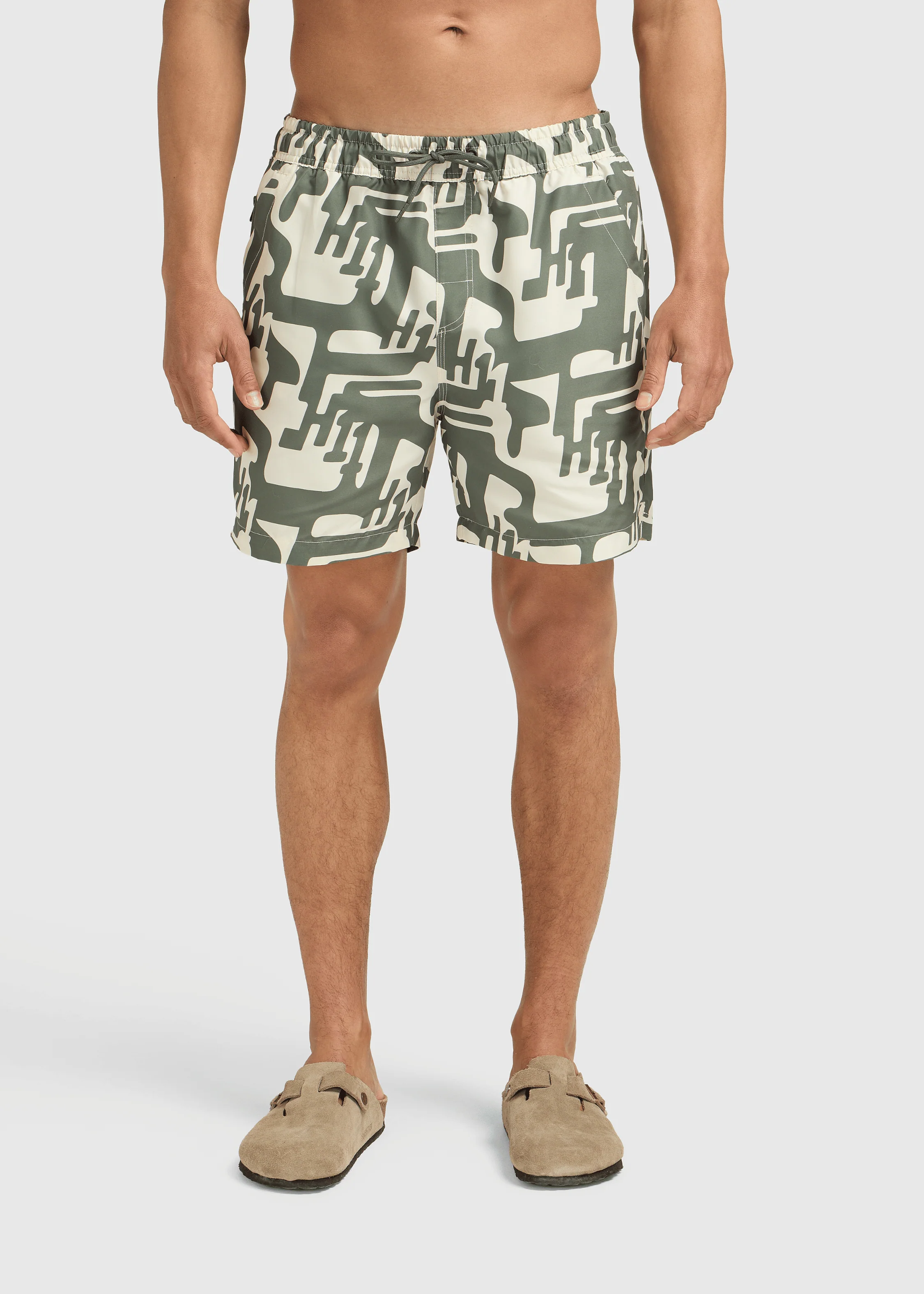 H11 Swim short - Olive green - Image 7