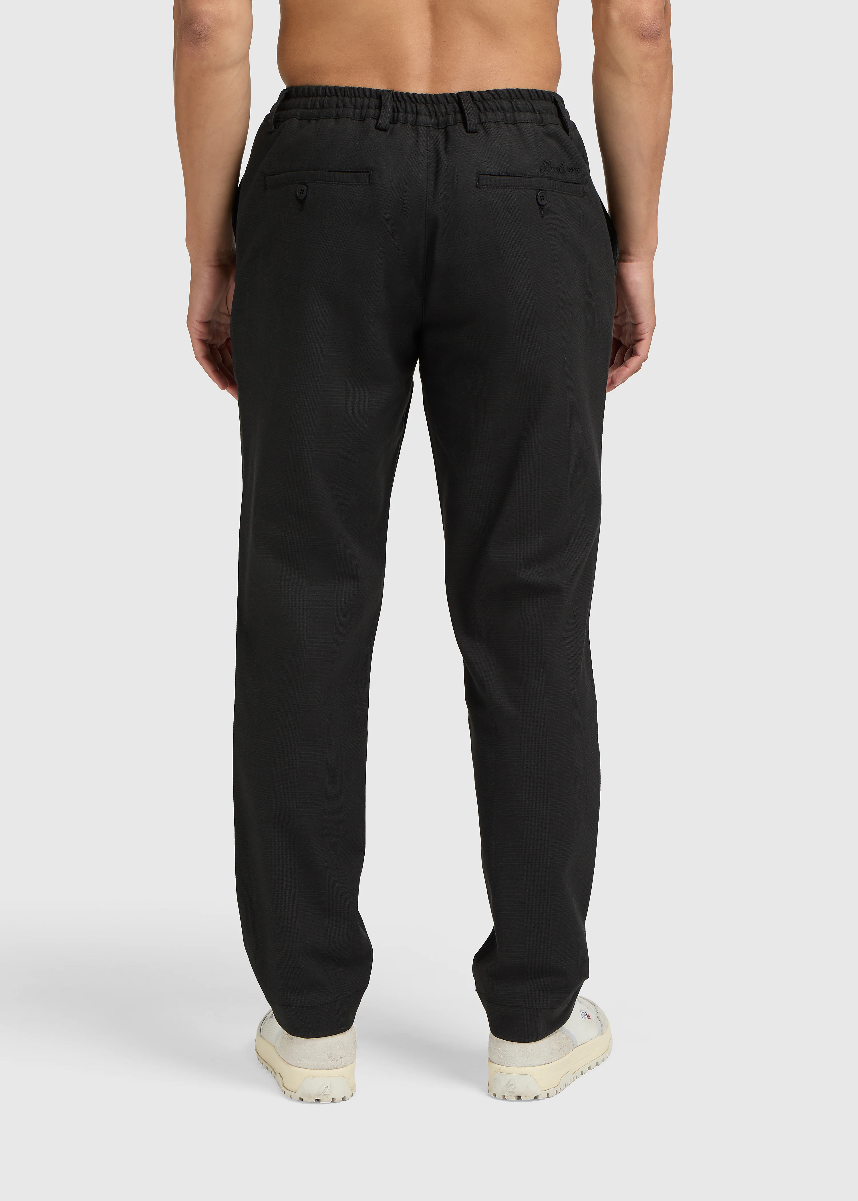 The Check Trouser - Off Black - Image 5