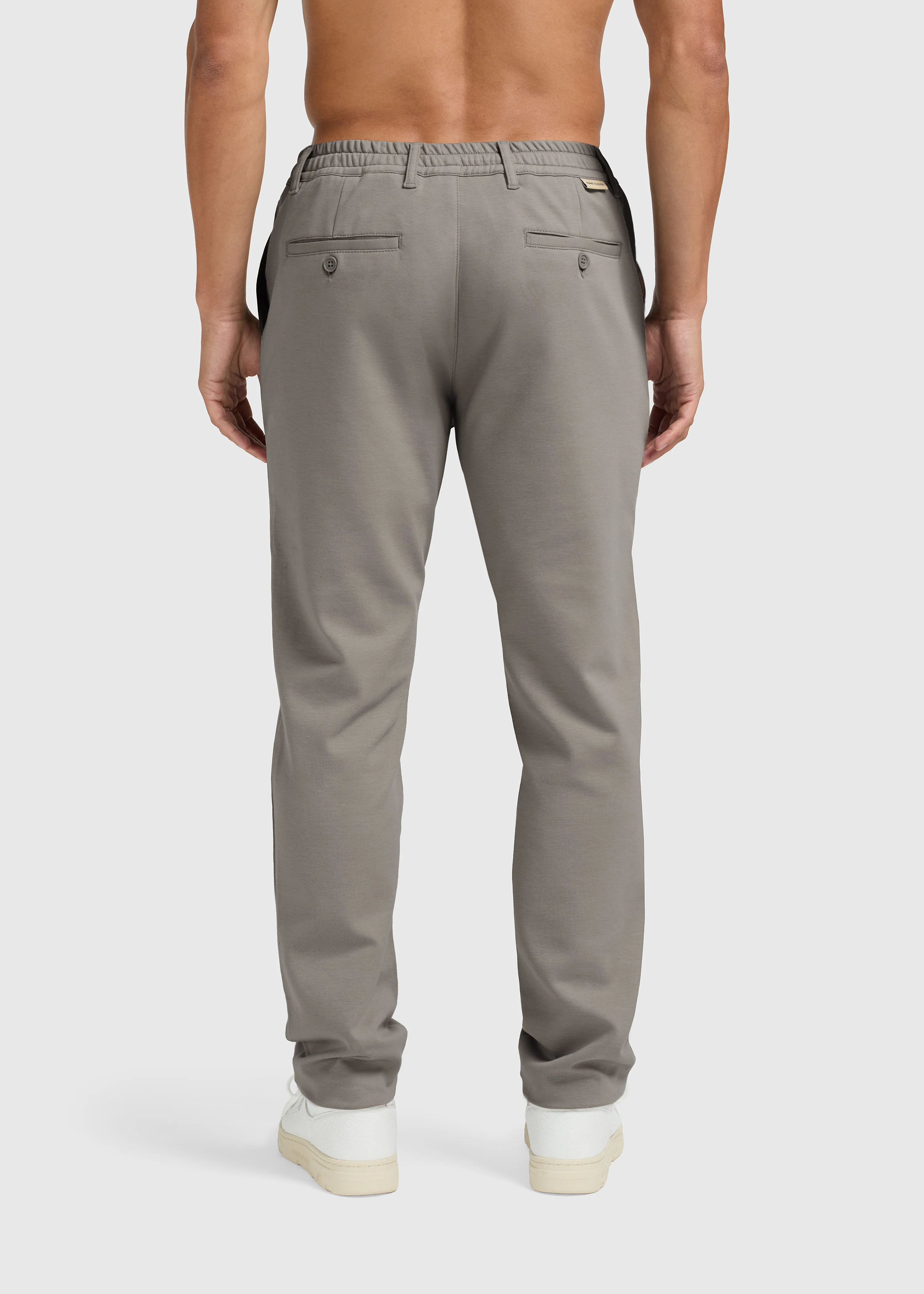 The Comfort Trouser - Stone Grey - Image 2