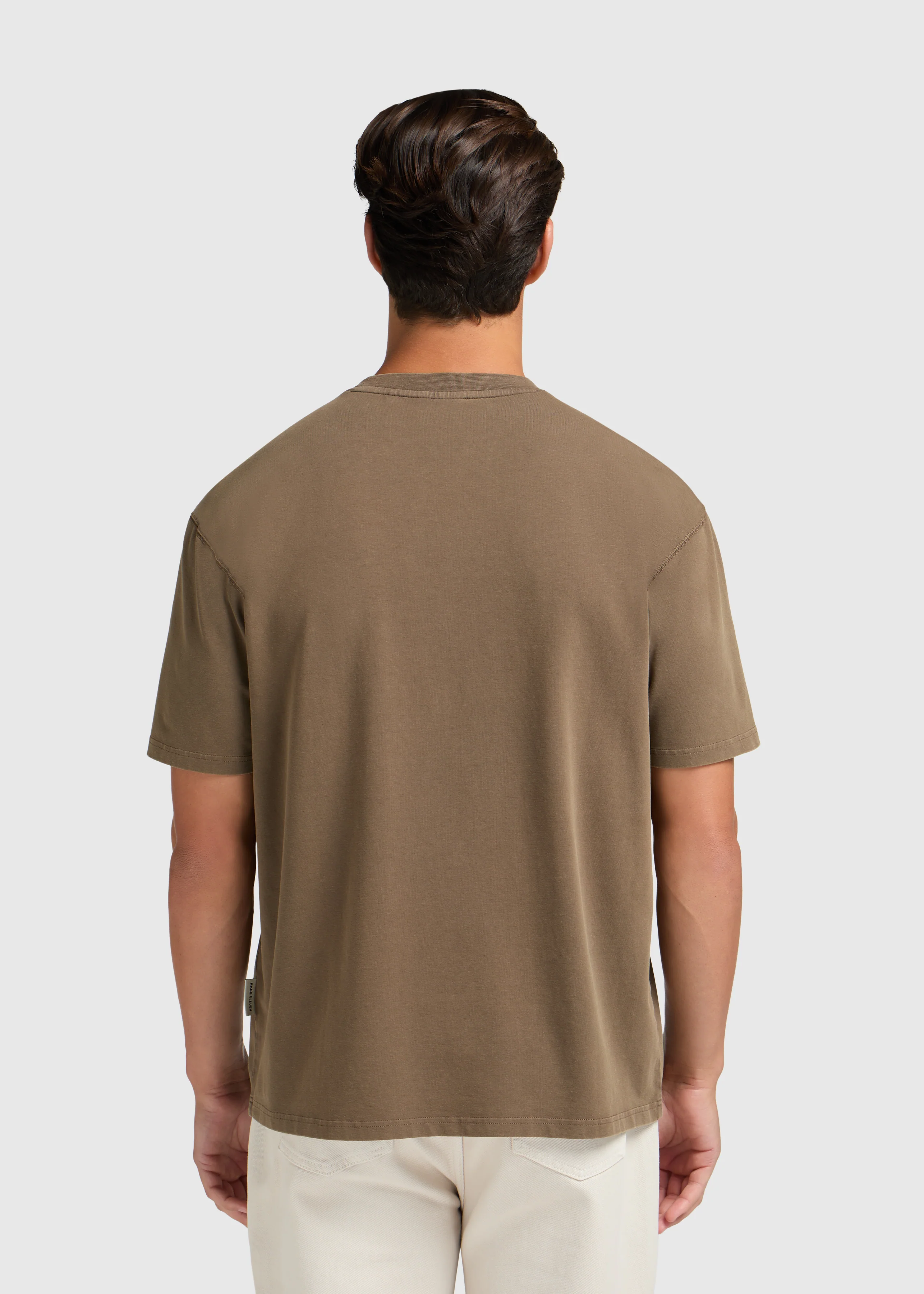 Tide Basic Tee - Washed Brown - Image 2