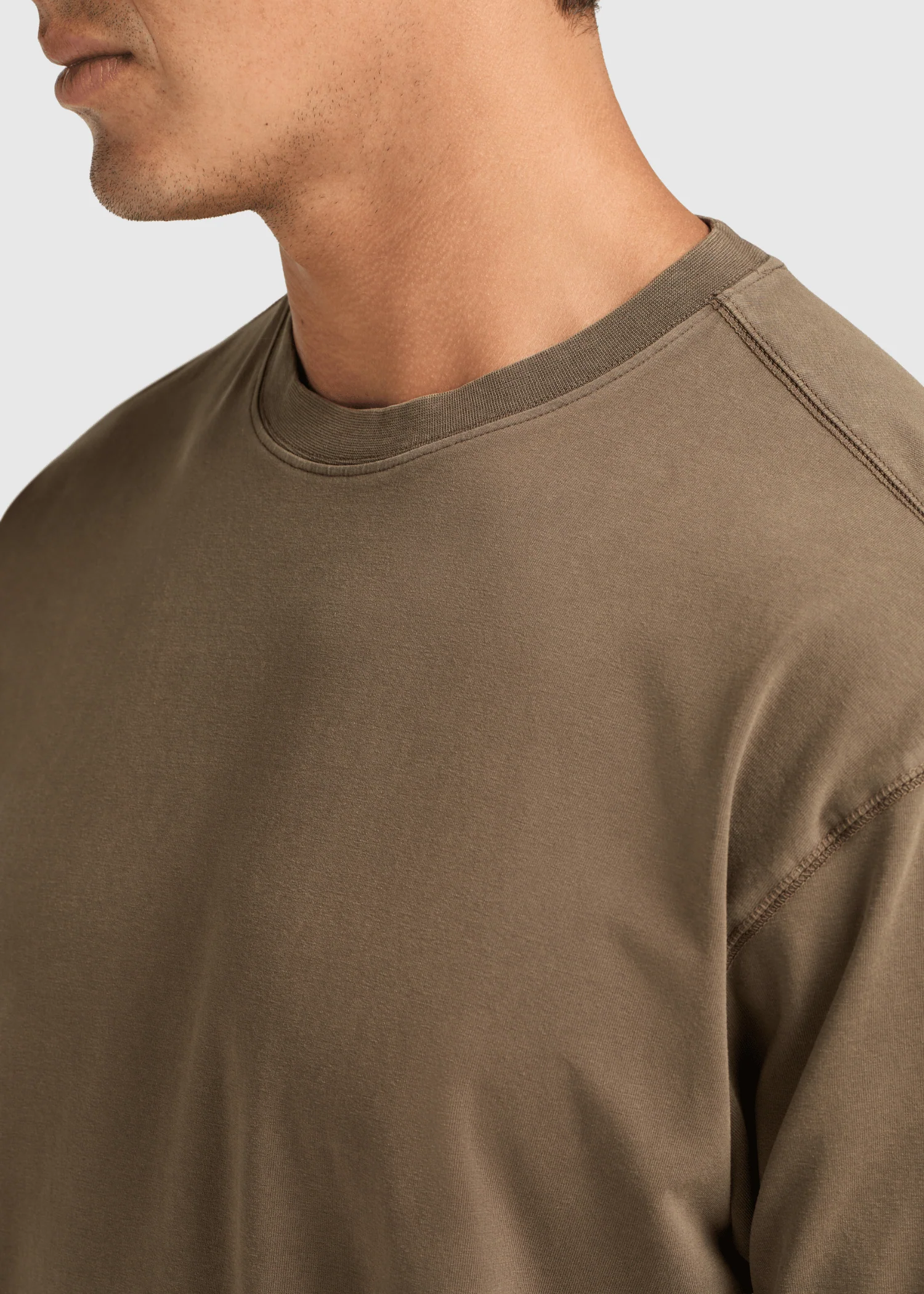 Tide Basic Tee - Washed Brown - Image 3