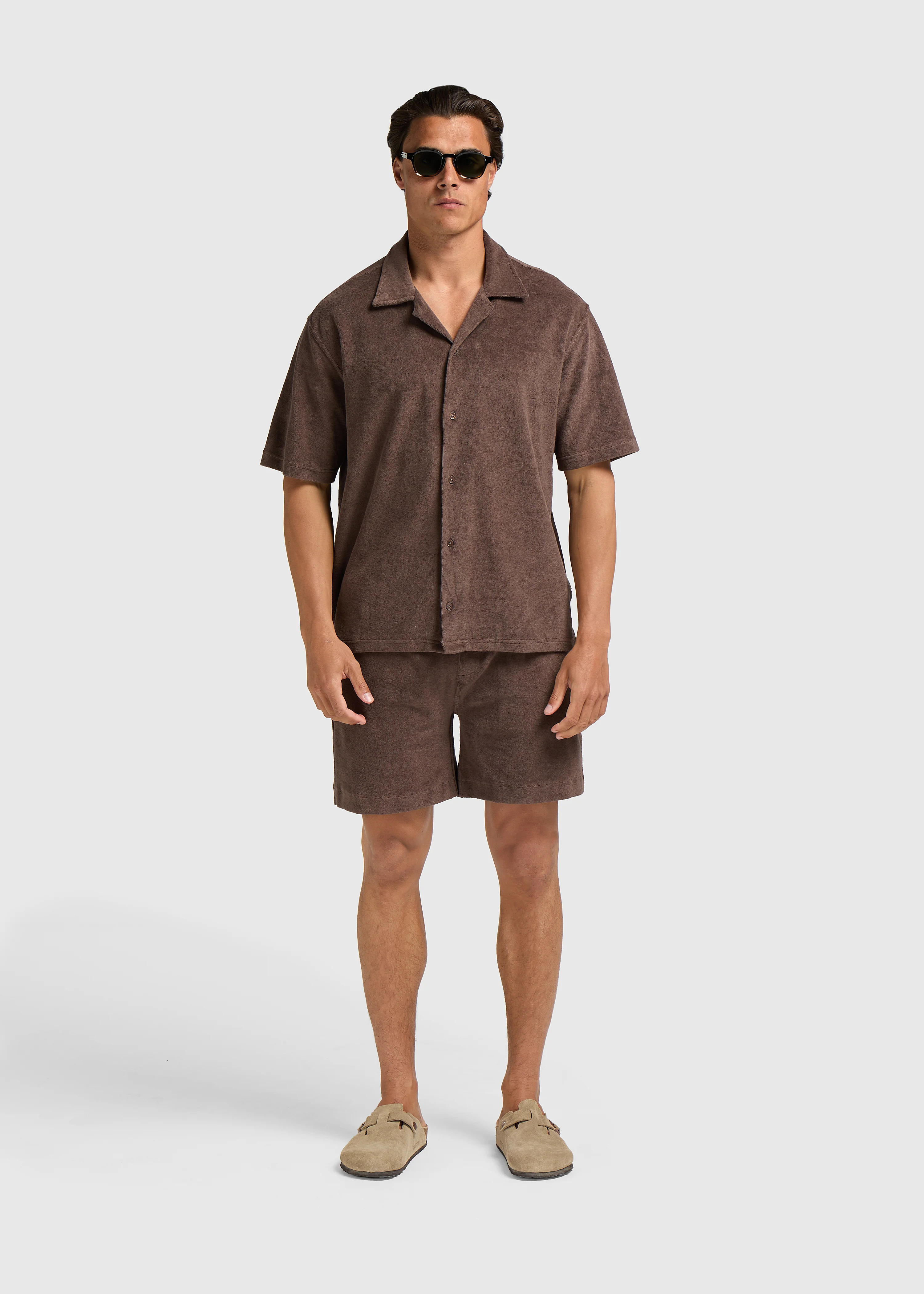 Toweling Shirt - Espresso - Image 6