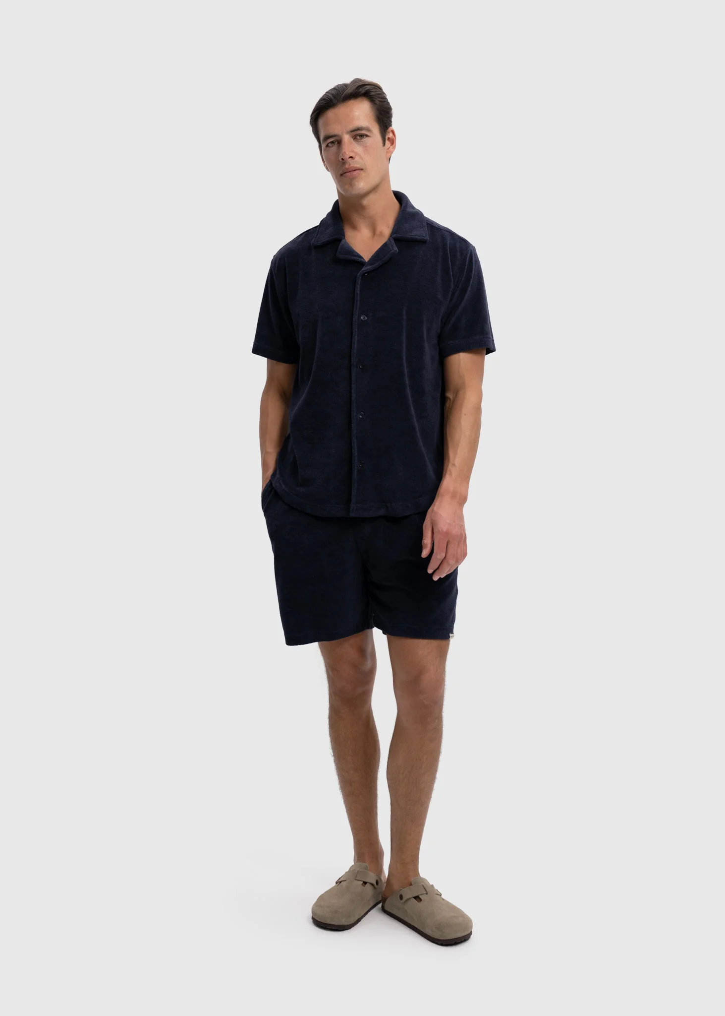Terry Shirt - Navy Blue - Image 5