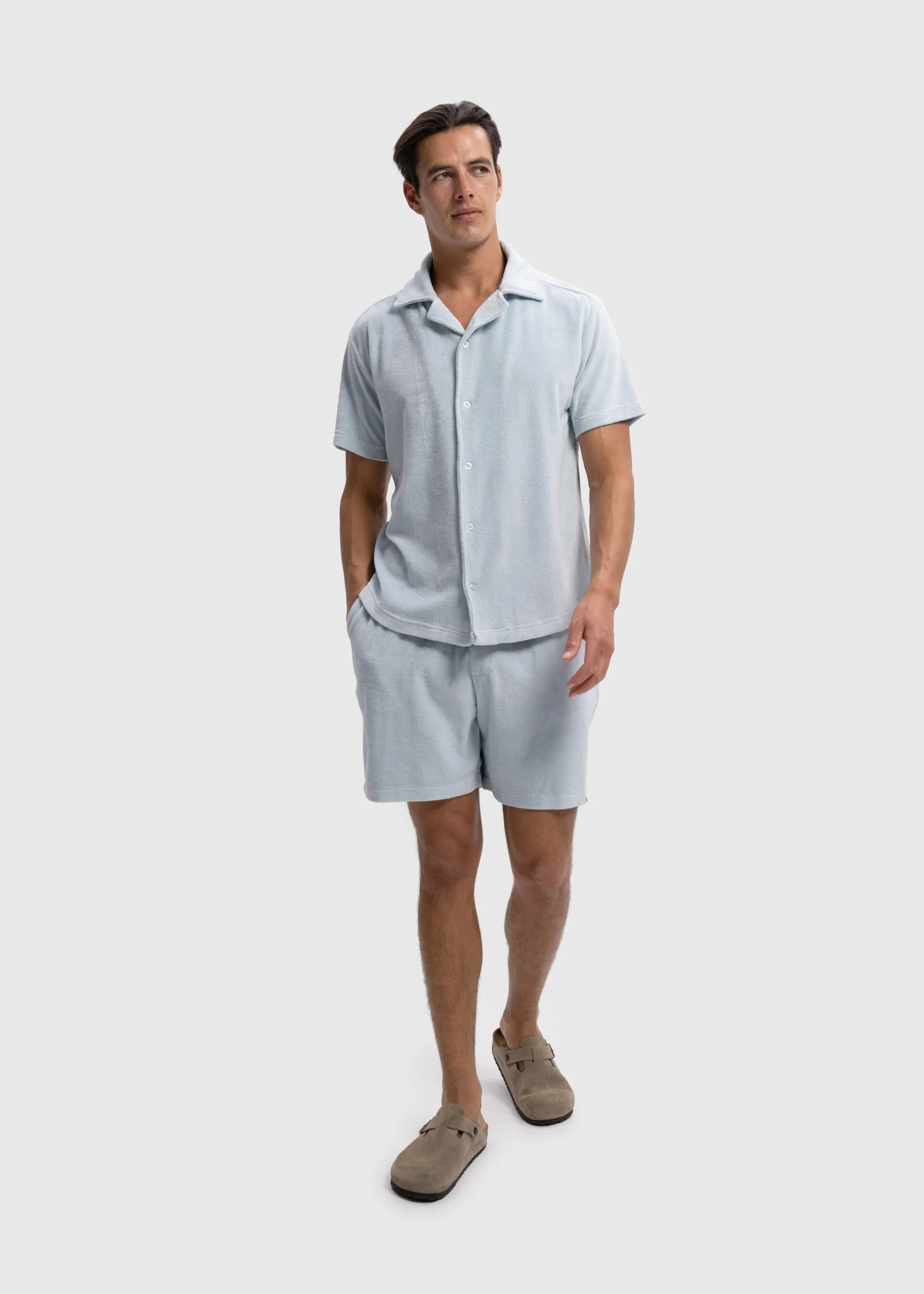 Terry Shirt - Light Blue - Image 4