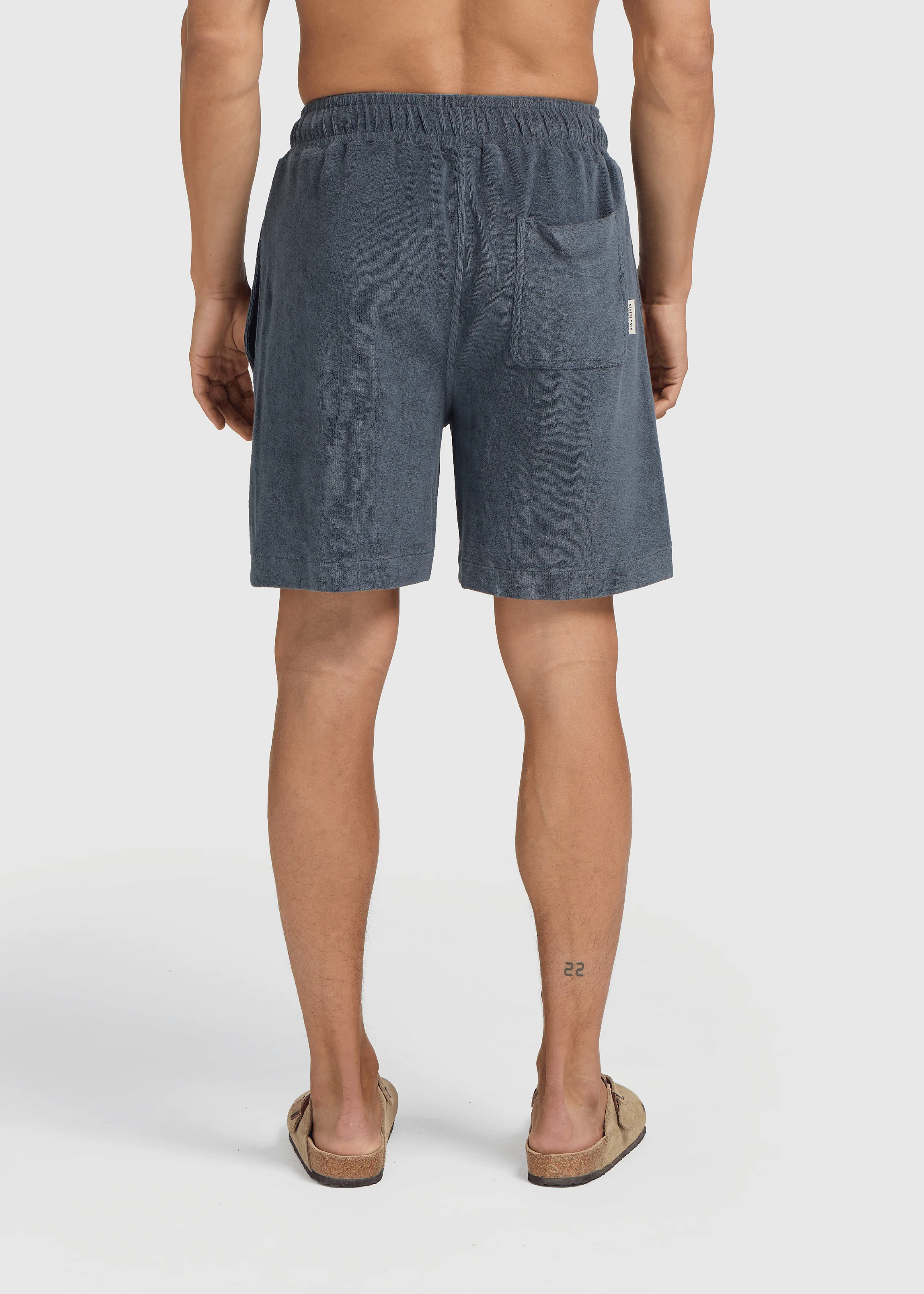 Toweling Short - Navy Blue - Image 5