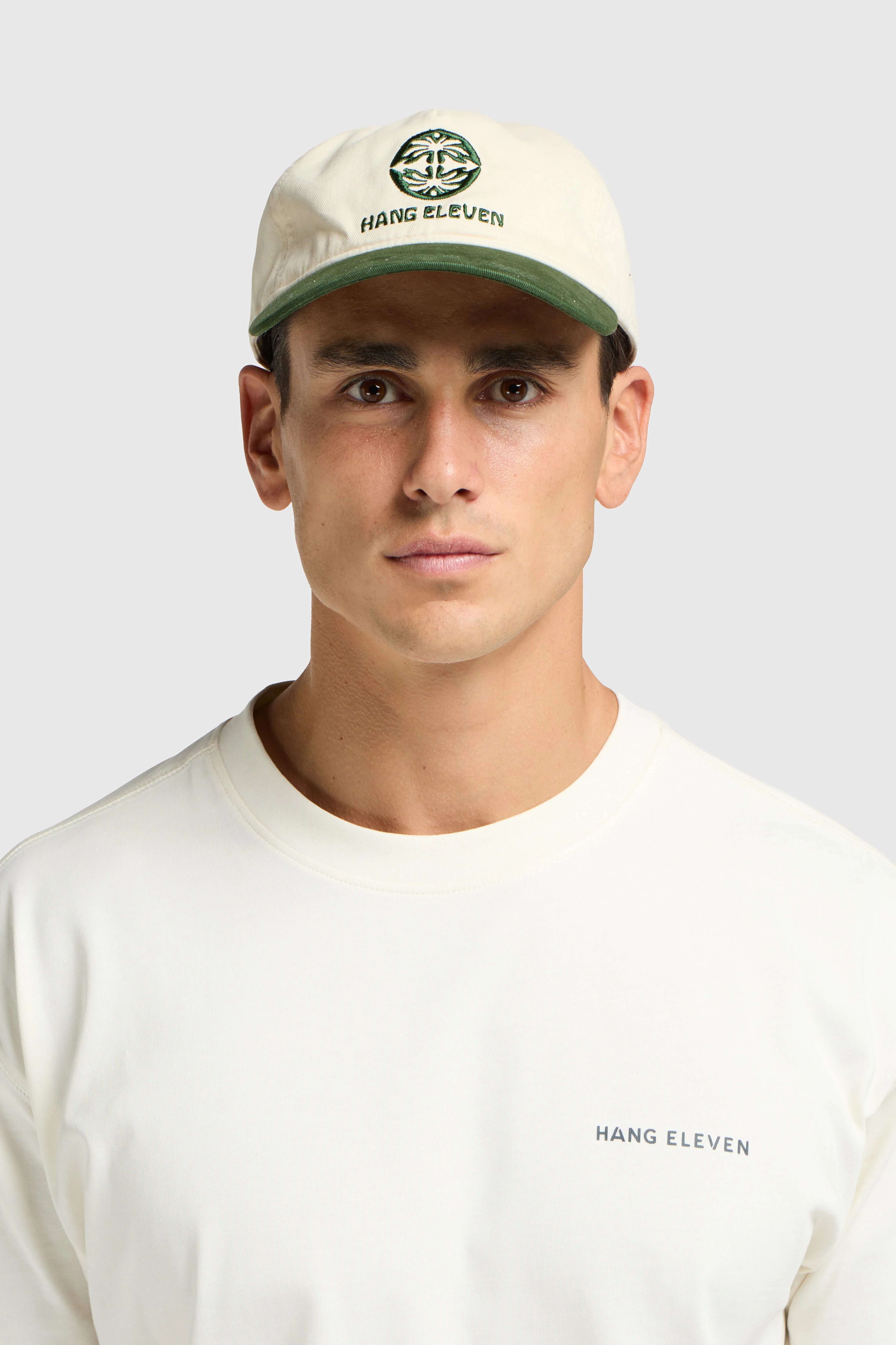 Two Tone Cap - Dark Green - Image 3