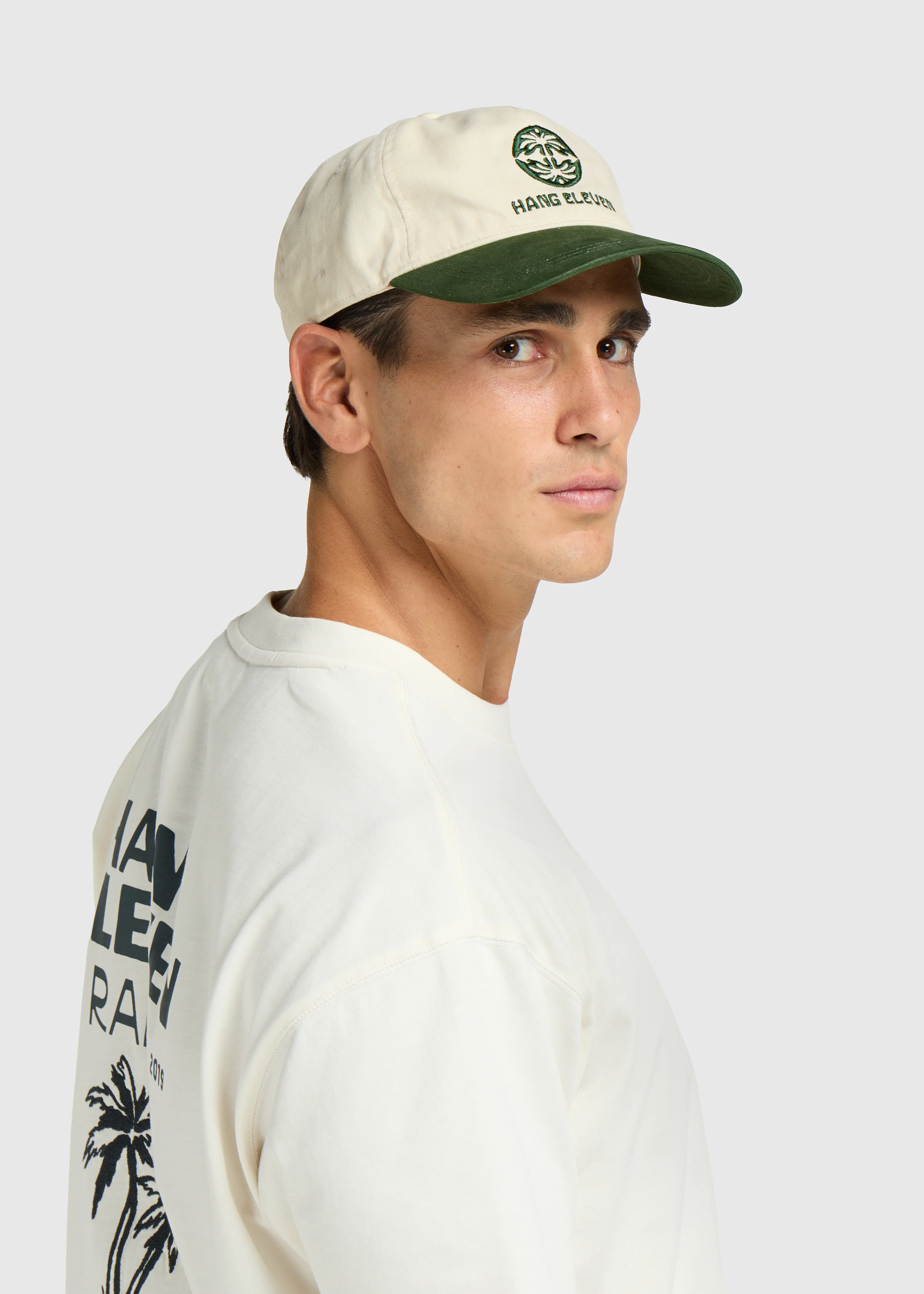 Two Tone Cap - Dark Green - Image 5