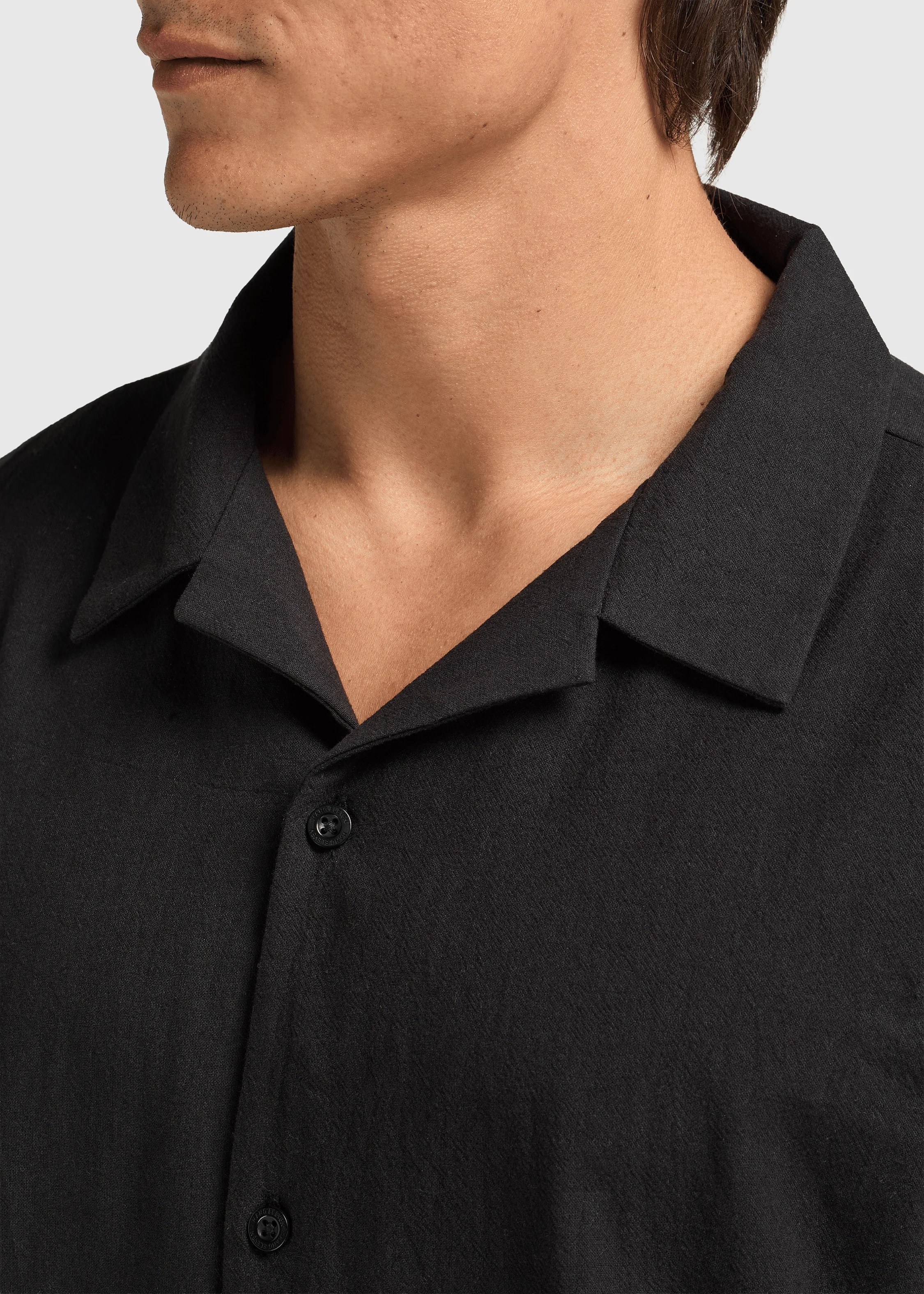 Uni Structure Shirt - Black - Image 3