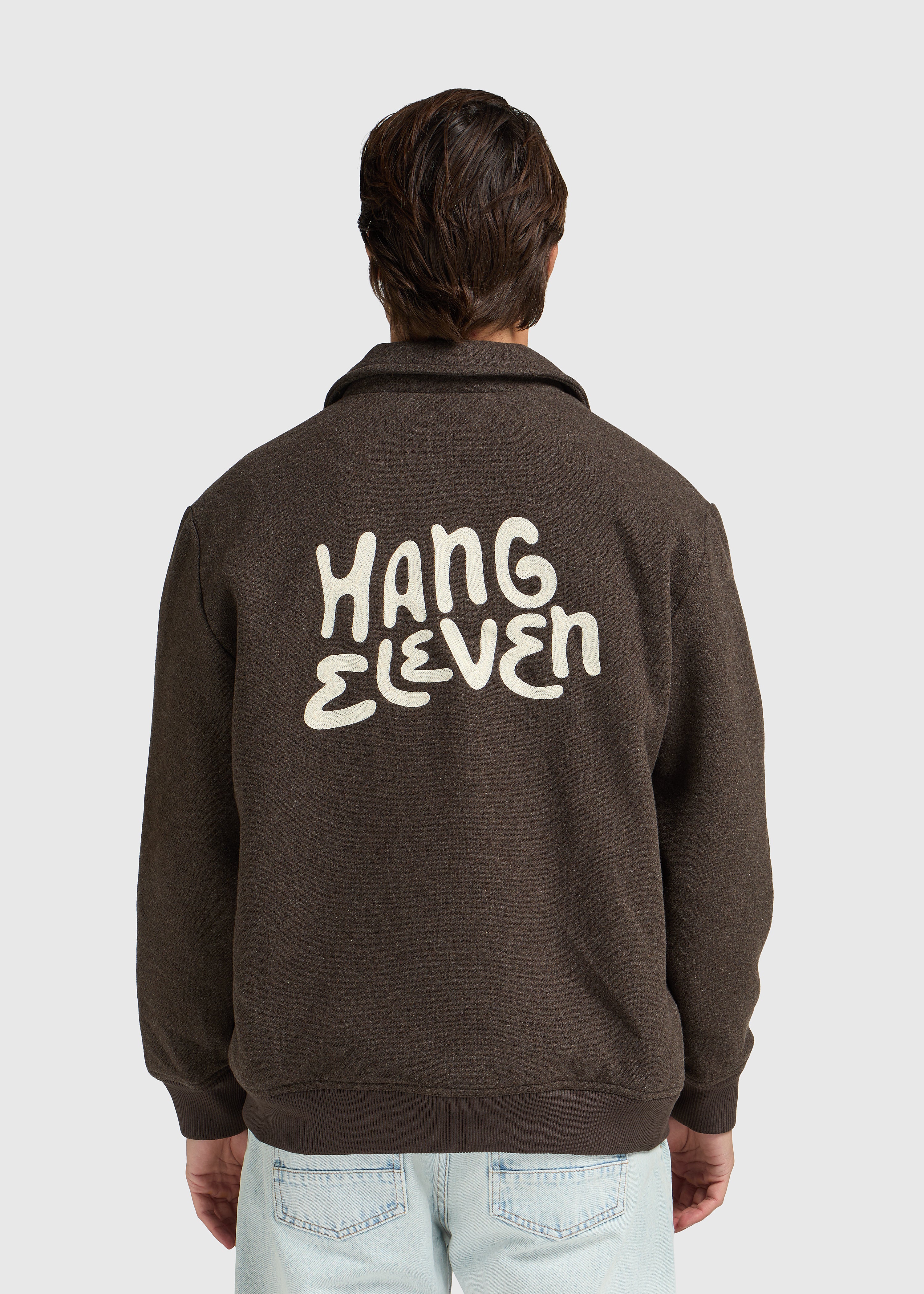 Varsity Jacket - Brown - Image 2