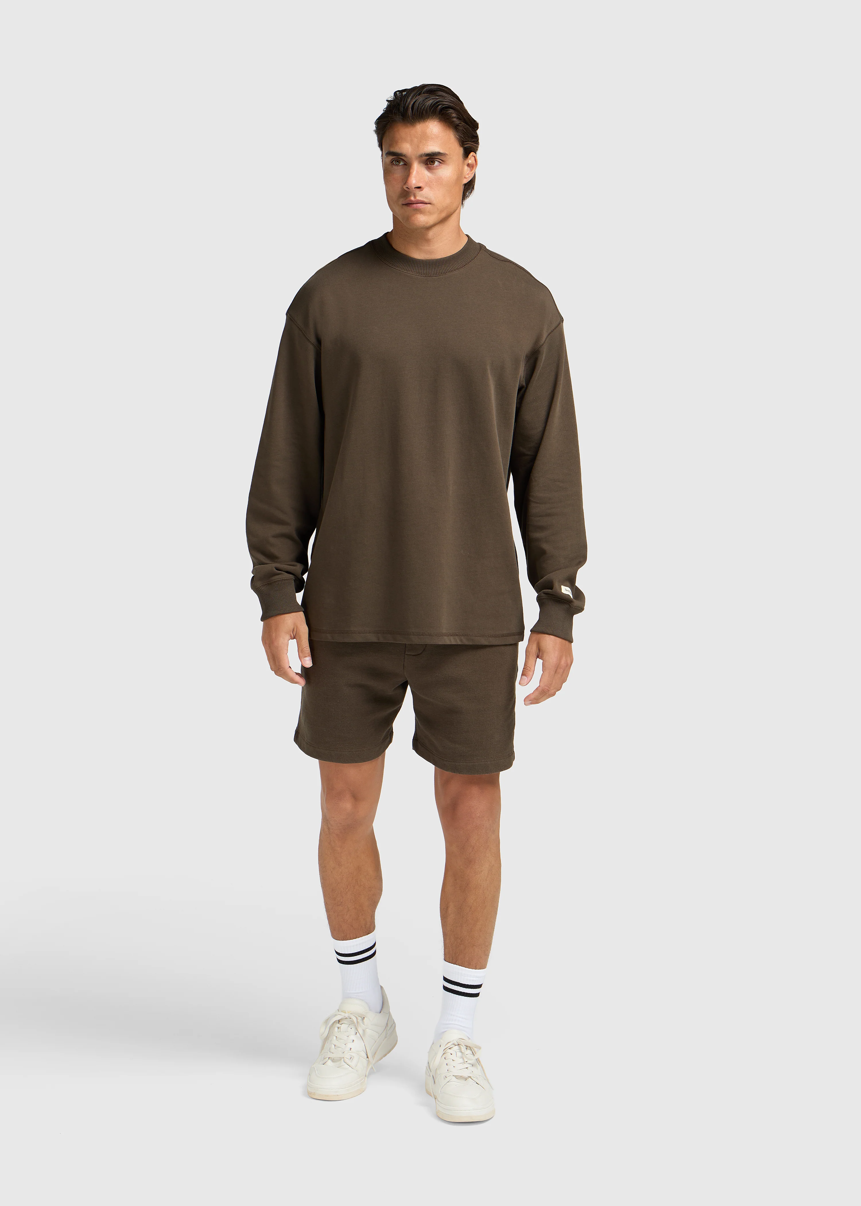 Vintage Washed Longsleeve - Brown - Image 4