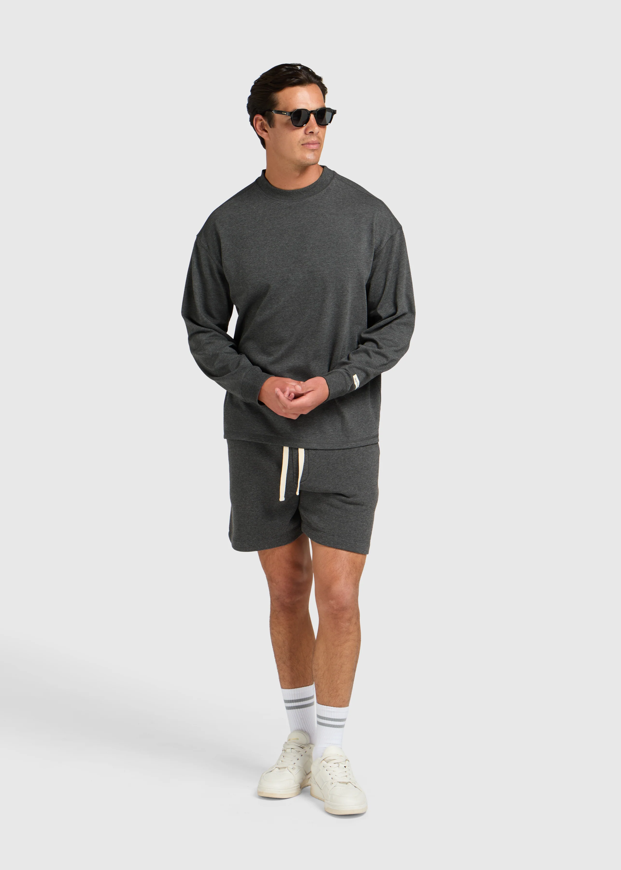 Vintage Washed Longsleeve - Anthracite - Image 4