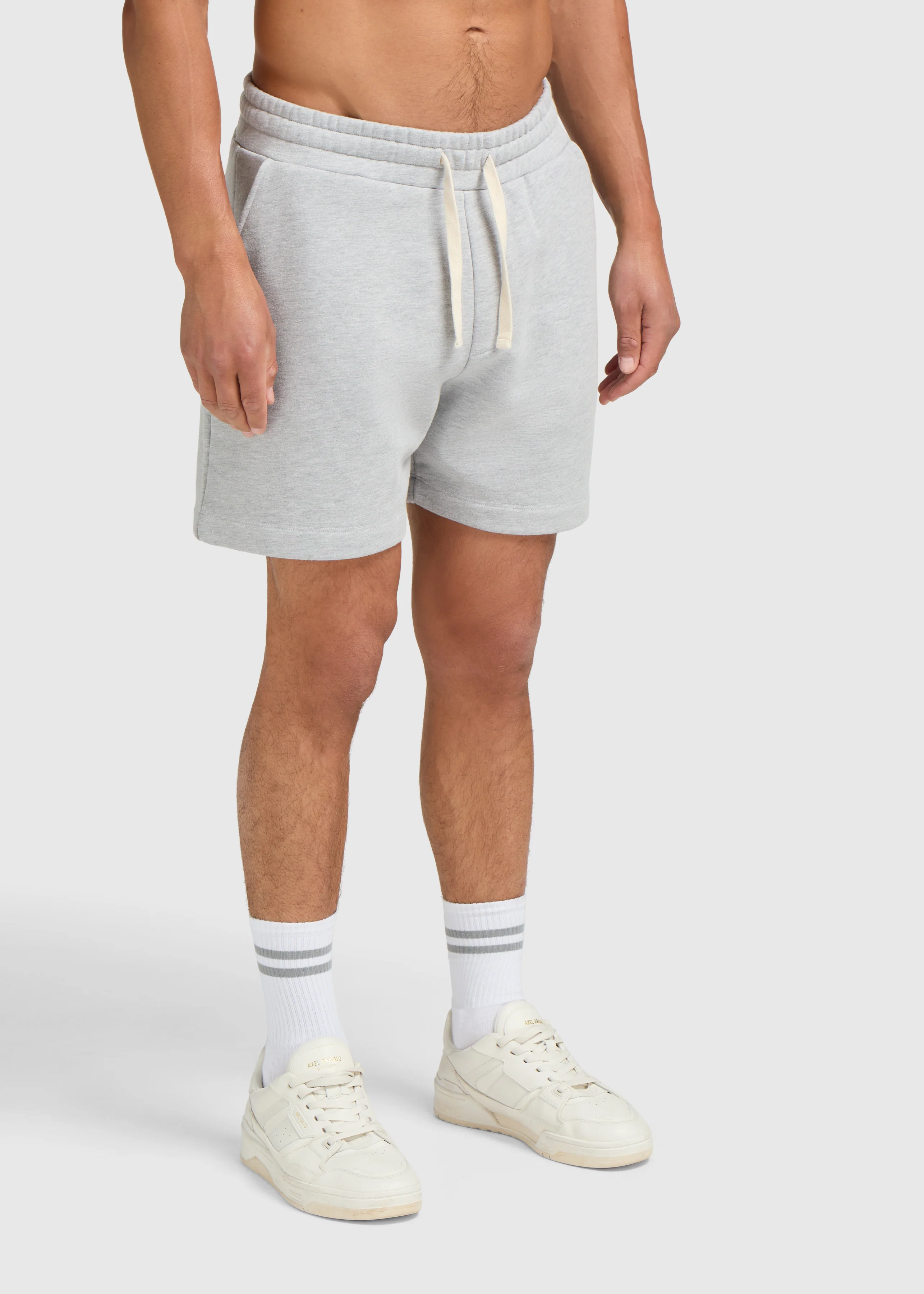 Vintage Washed Sweat Short - Grey Melee - Image 2