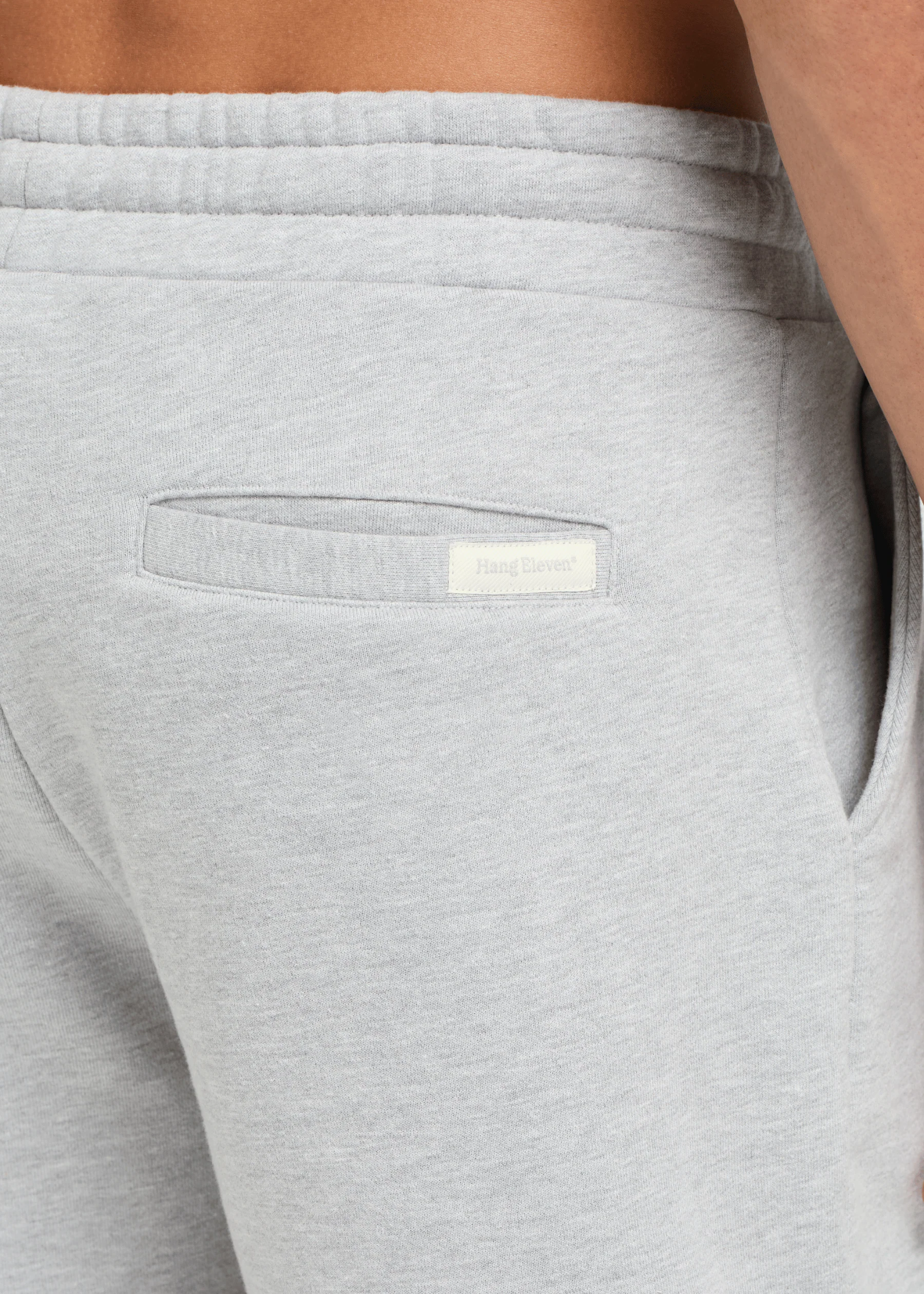 Vintage Washed Sweat Short - Grey Melee - Image 3