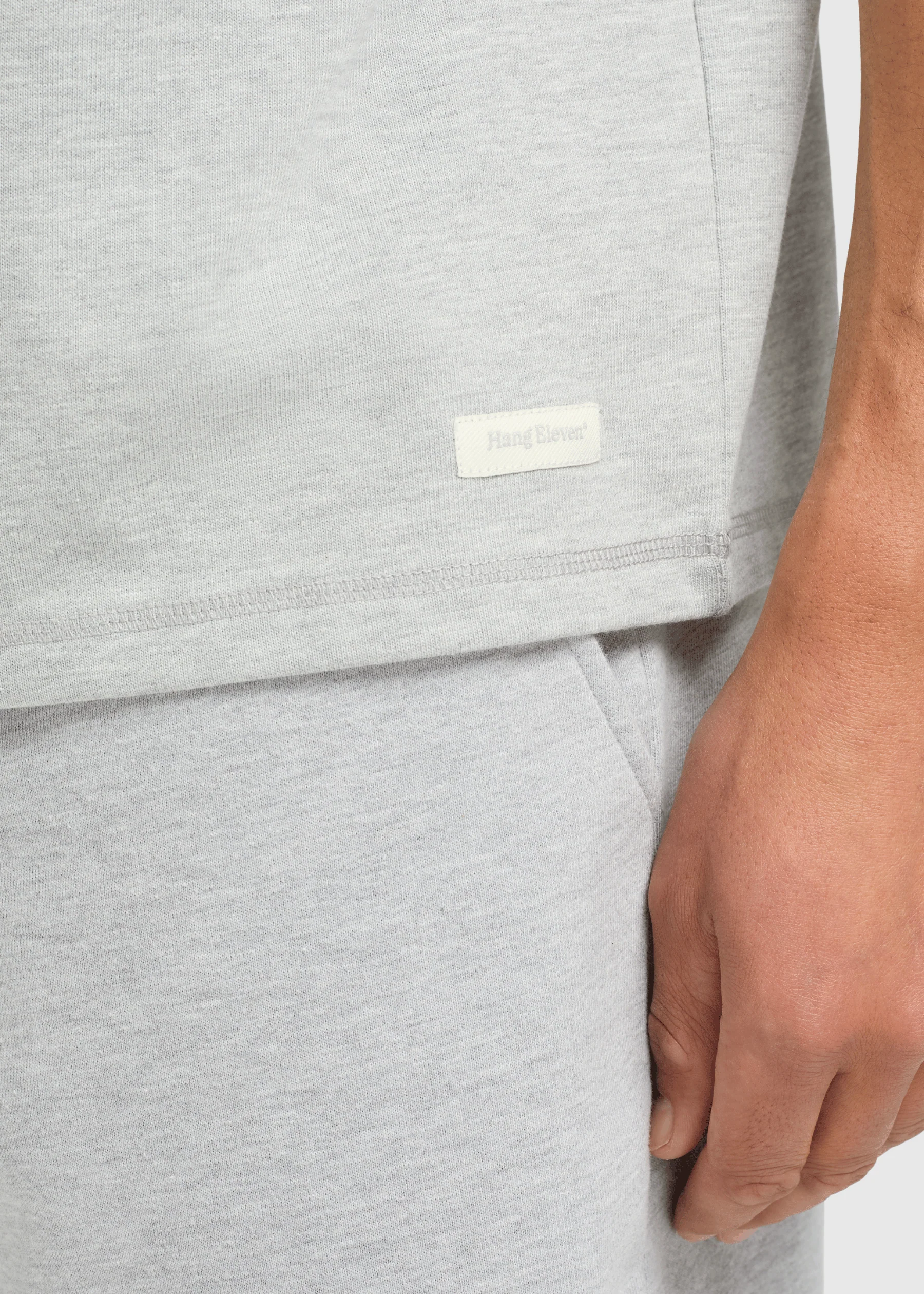 Vintage Washed Tee - Grey Melee - Image 3