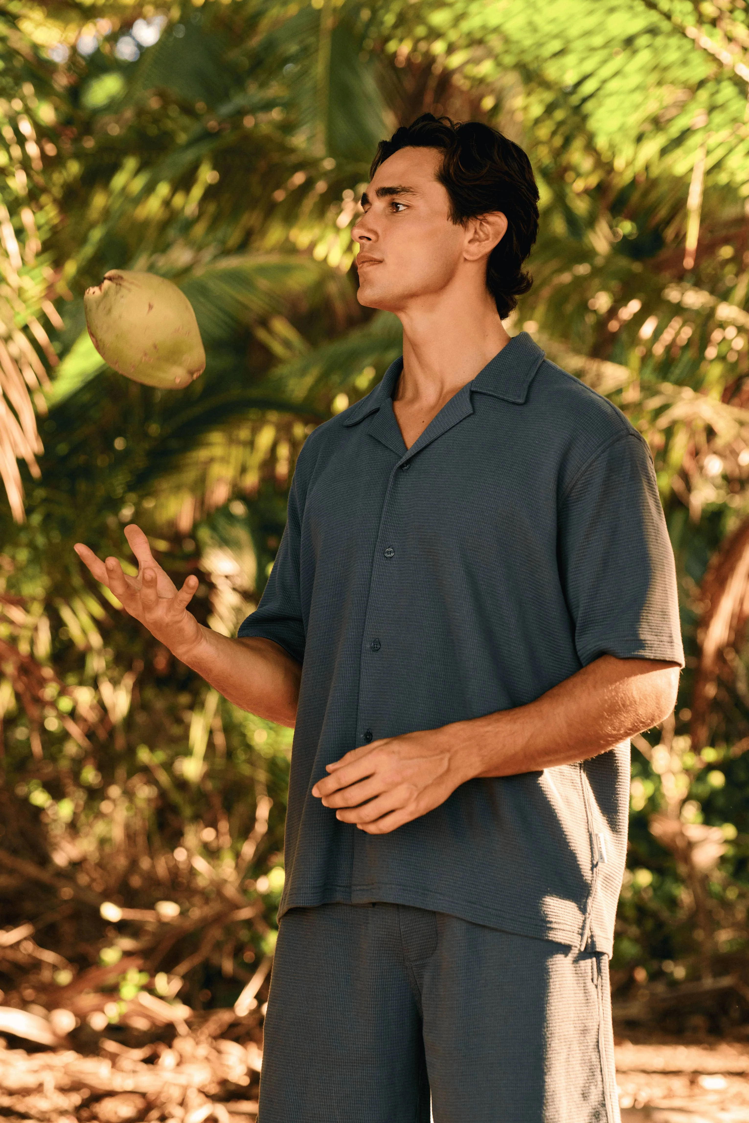 Relaxed Waffle Shirt - Chimera Green - Image 2