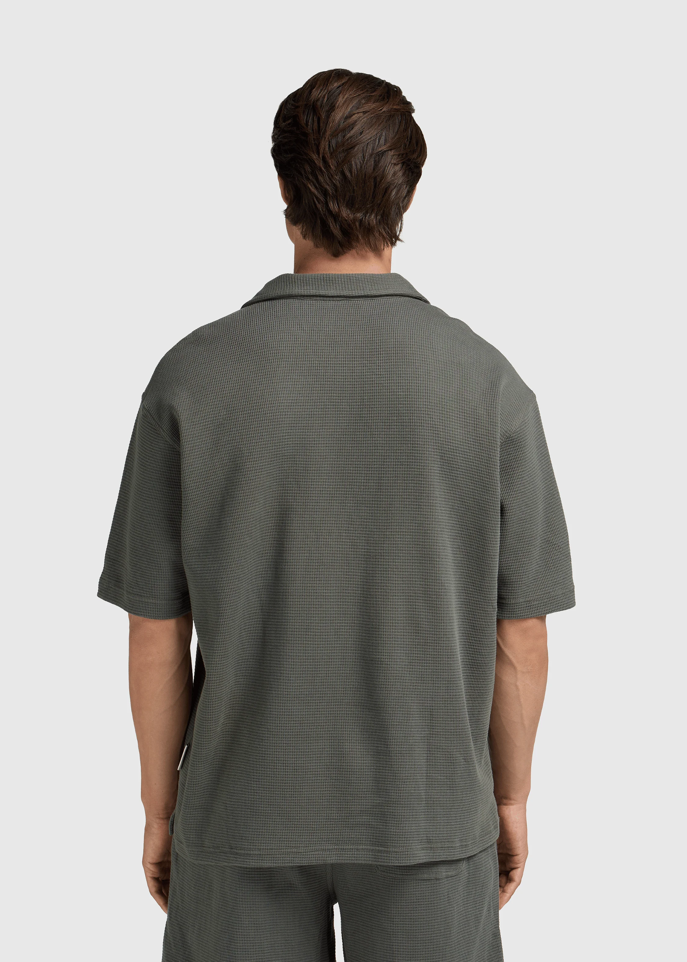 Relaxed Waffle Shirt - Chimera Green - Image 3