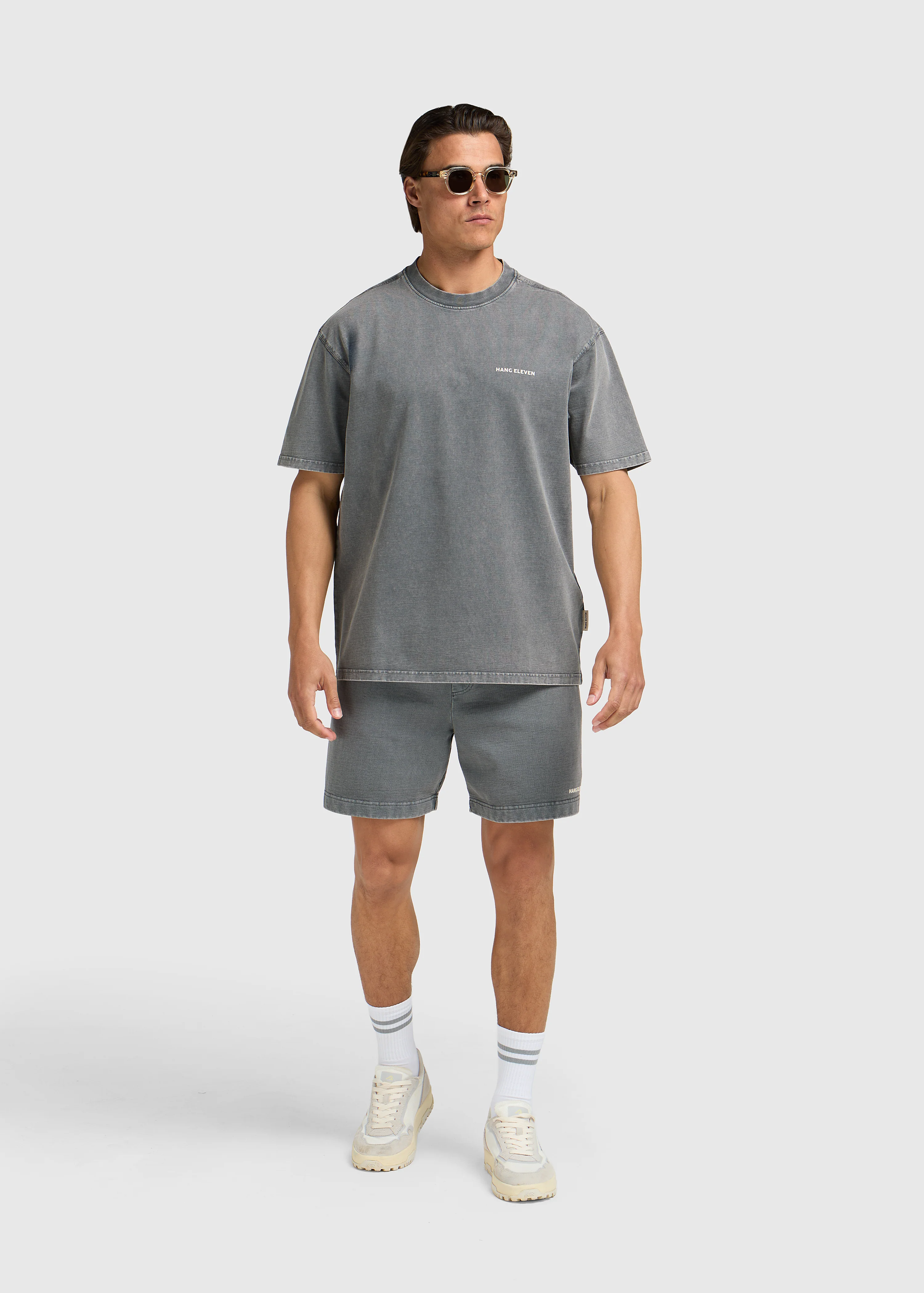 Washed Essential Tee - Anthracite - Image 4