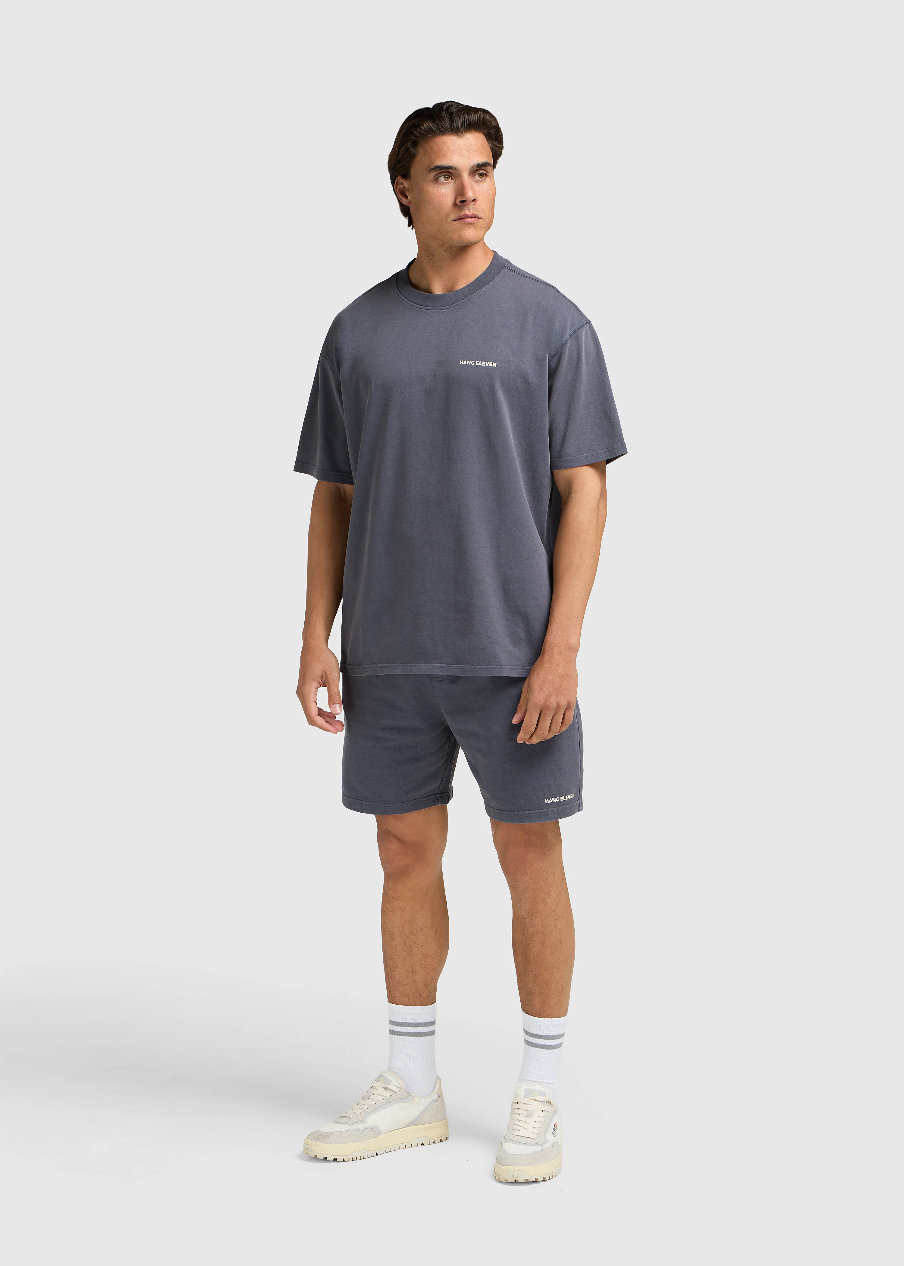 Washed Essential Tee - Slate Blue - Image 5