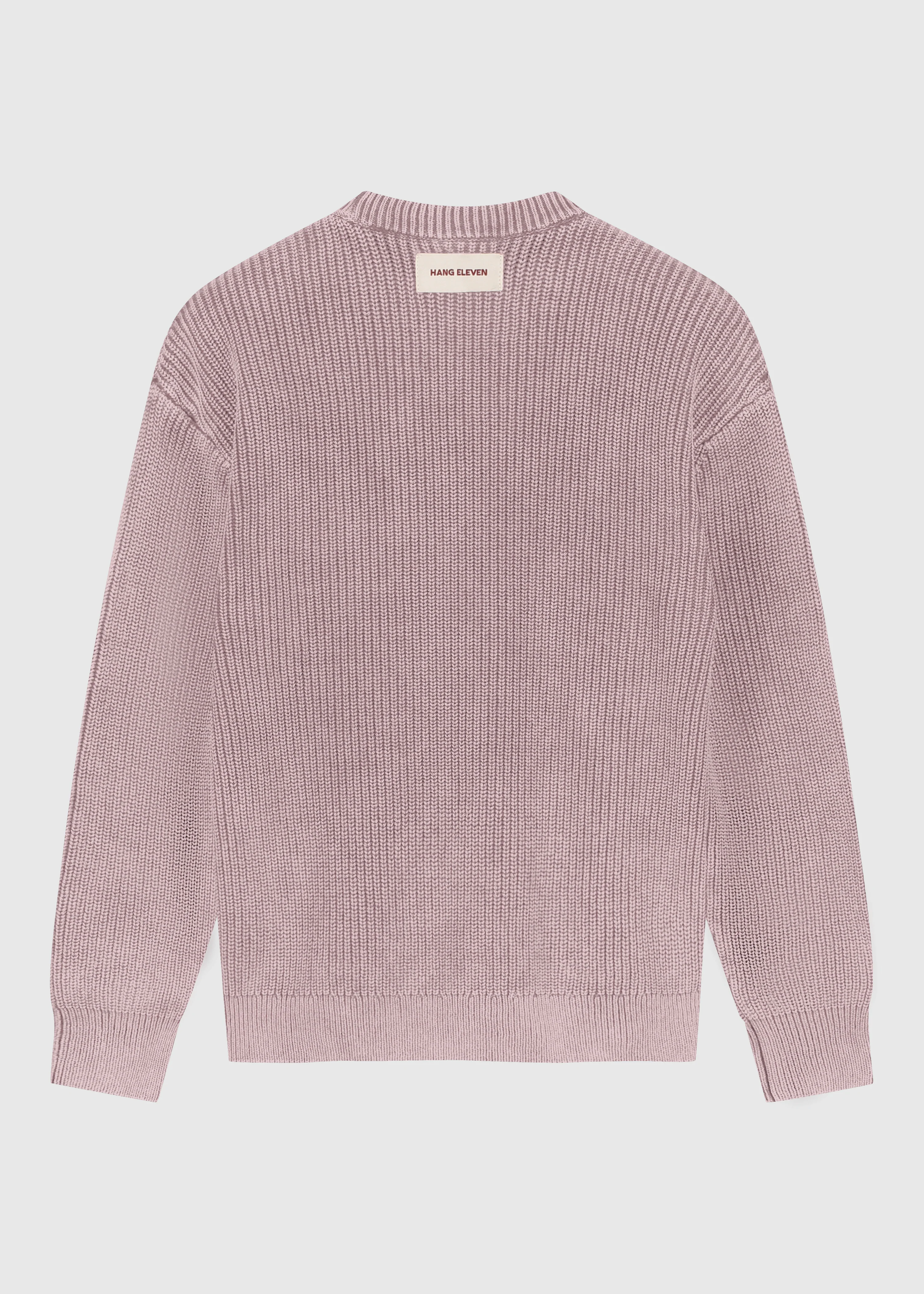 Washed Knit Crewneck - Lilac - Image 4