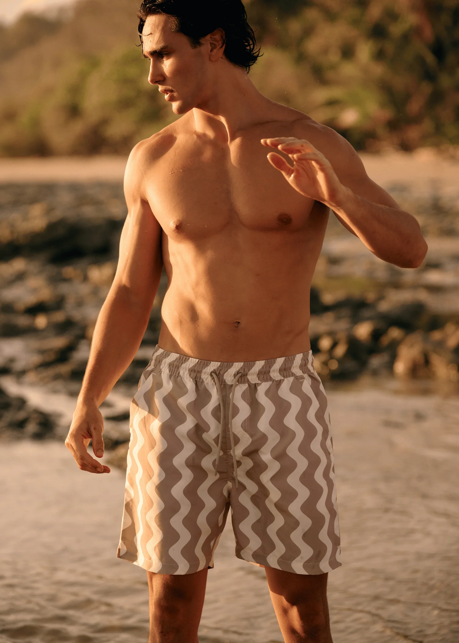 Wave Swim Short - Sand - Image 6