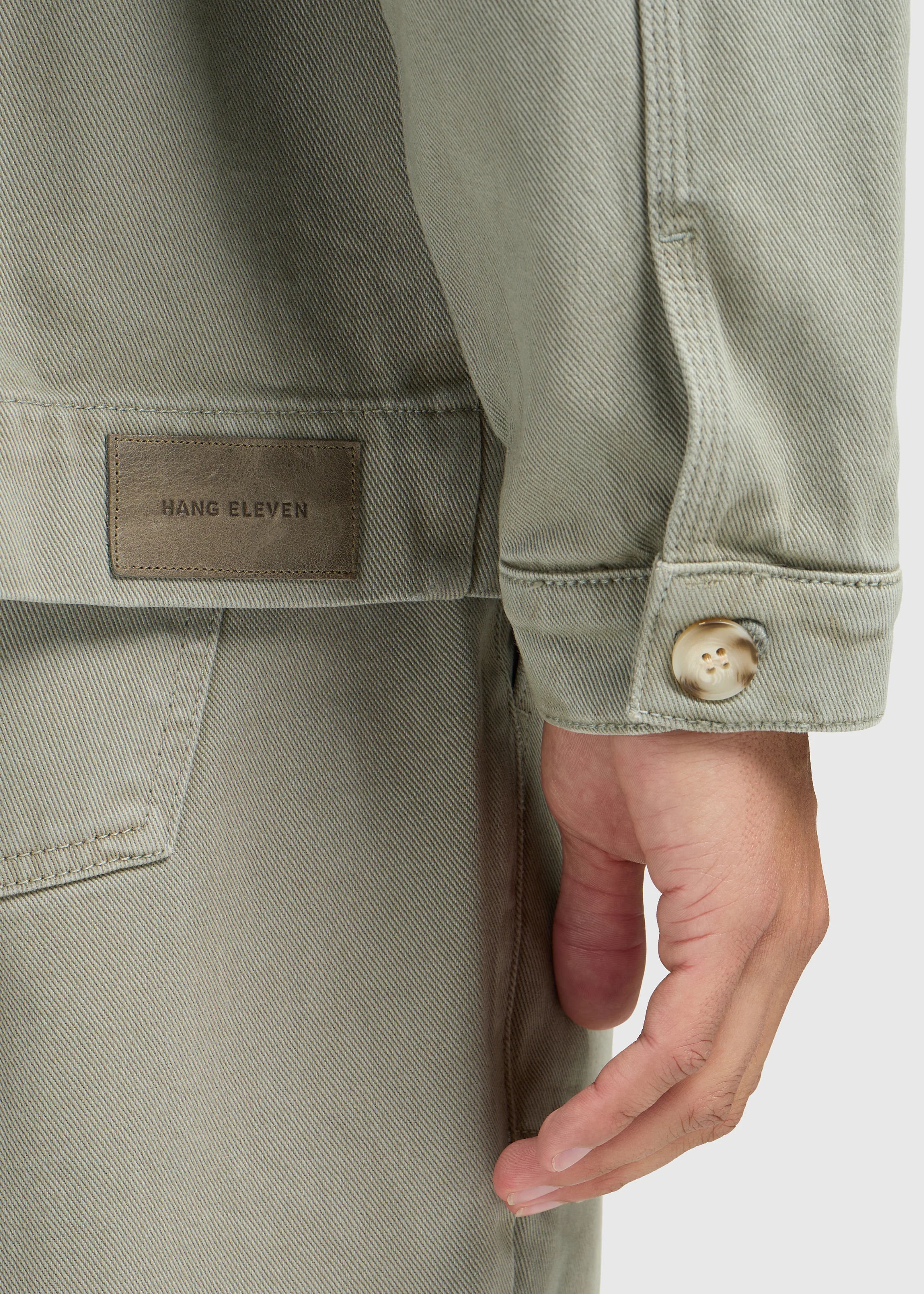 Worker Overshirt - Slate Green - Image 3