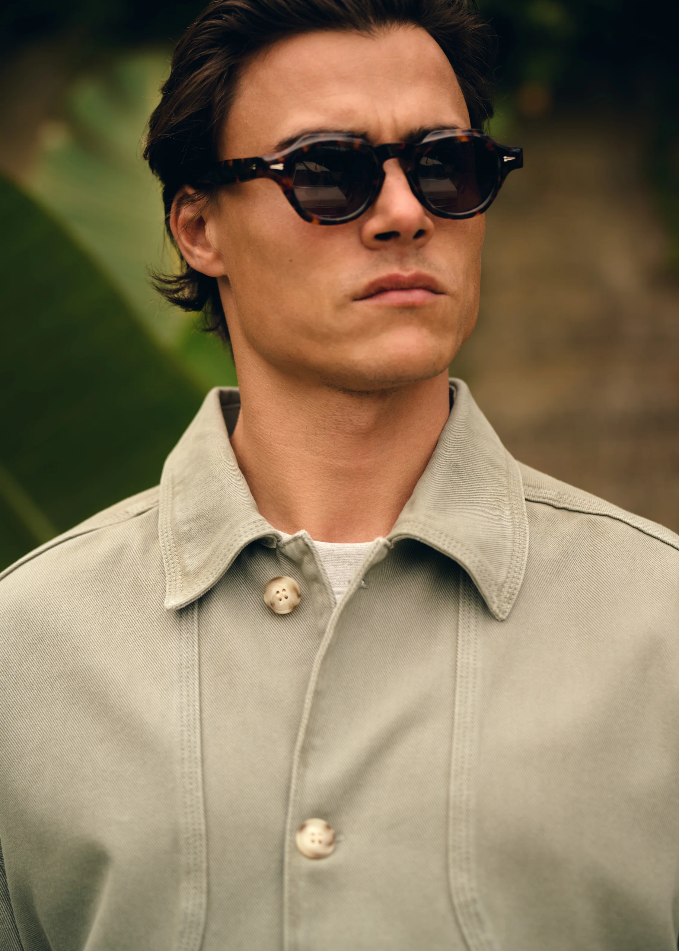 Worker Overshirt - Slate Green - Image 6