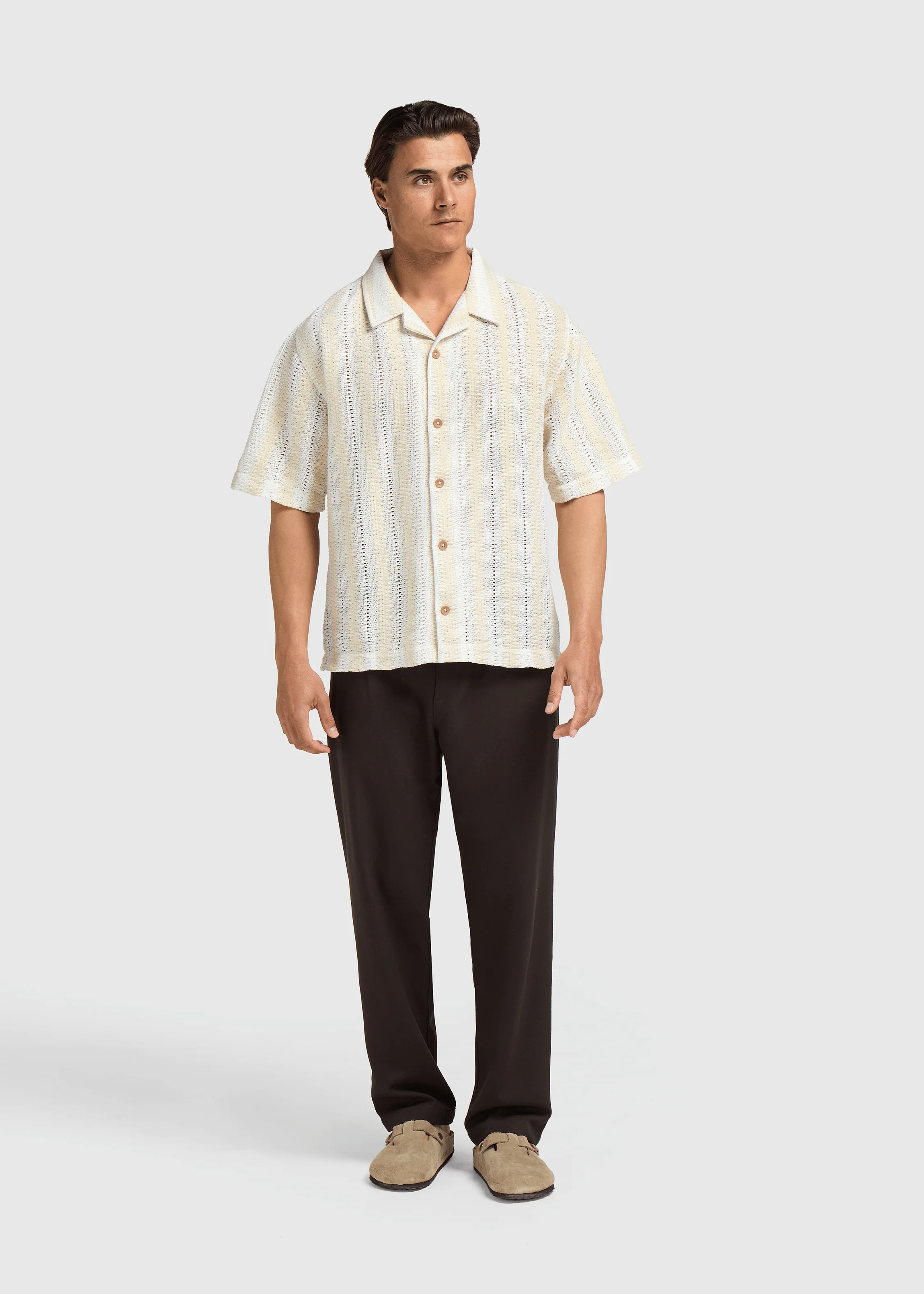 Zigzag Shirt - Sand - Image 10