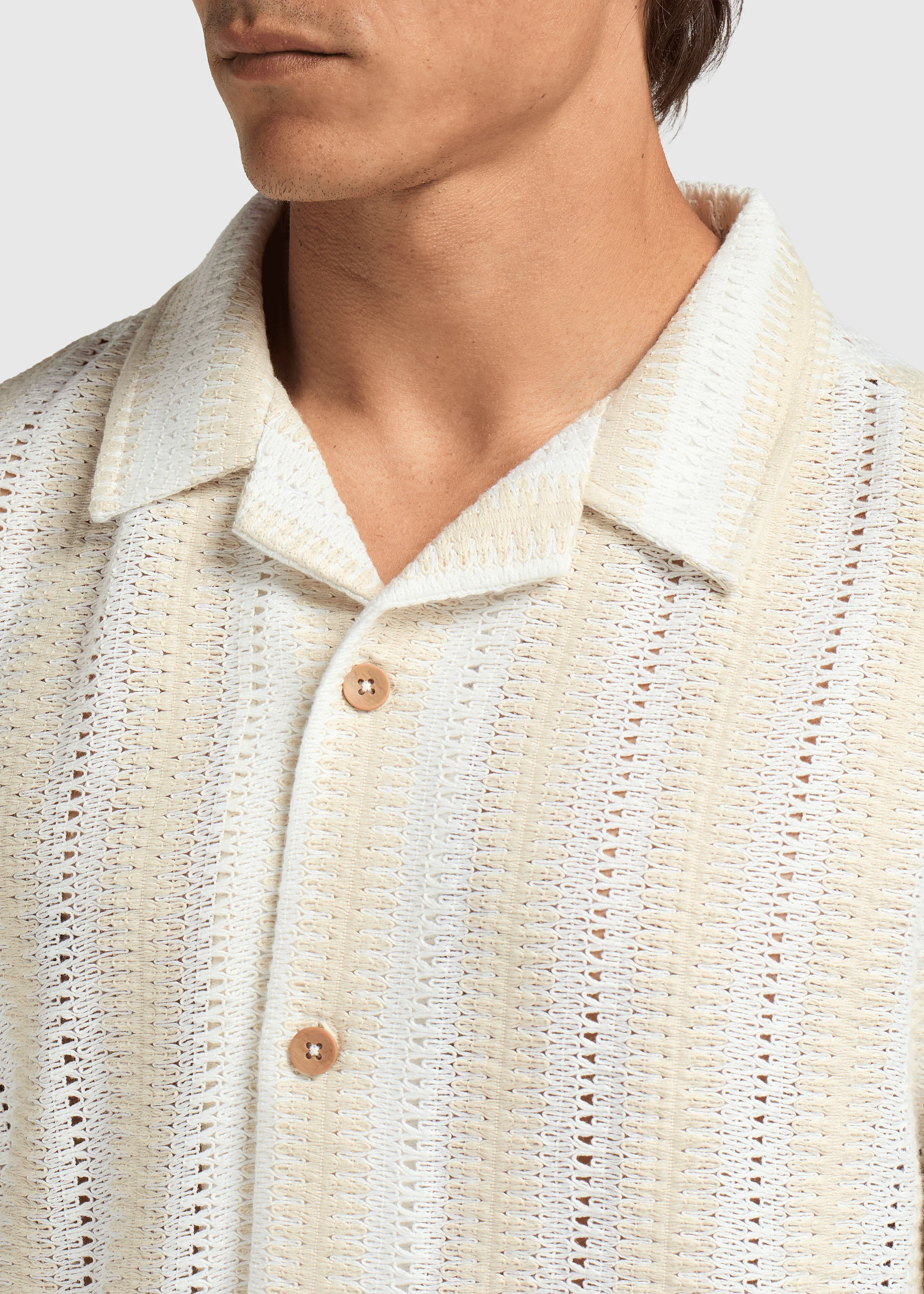 Zigzag Shirt - Sand - Image 3